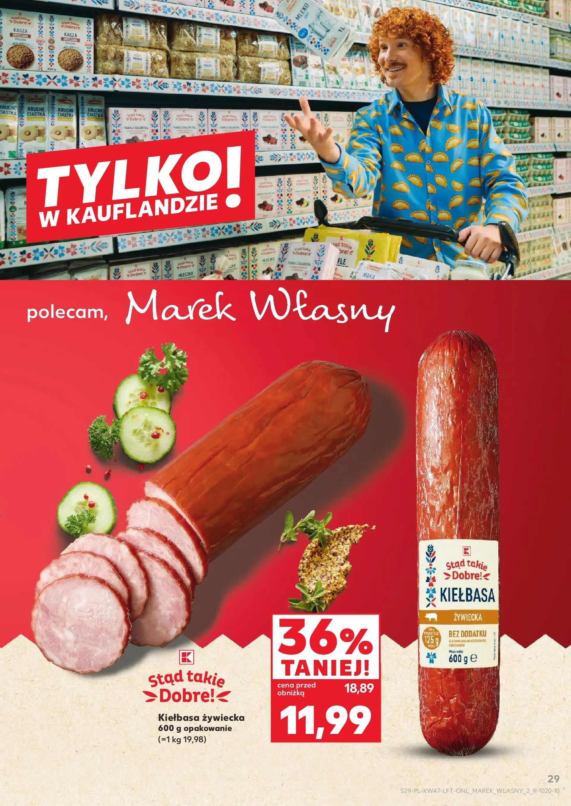 Kaufland gazetka od 20.11.2025 - od jutra PDF | Strona: 29 | Produkty: Kiełbasa, Kasza, Ciastka kruche, Ciastka