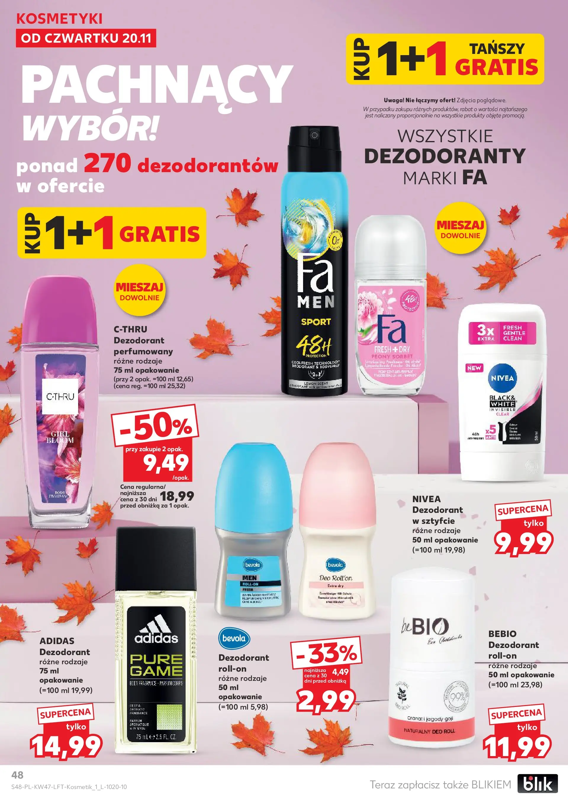 Kaufland gazetka od 20.11.2025 - od jutra PDF | Strona: 48 | Produkty: Jagody, Kosmetyki, Sorbet, Dezodorant