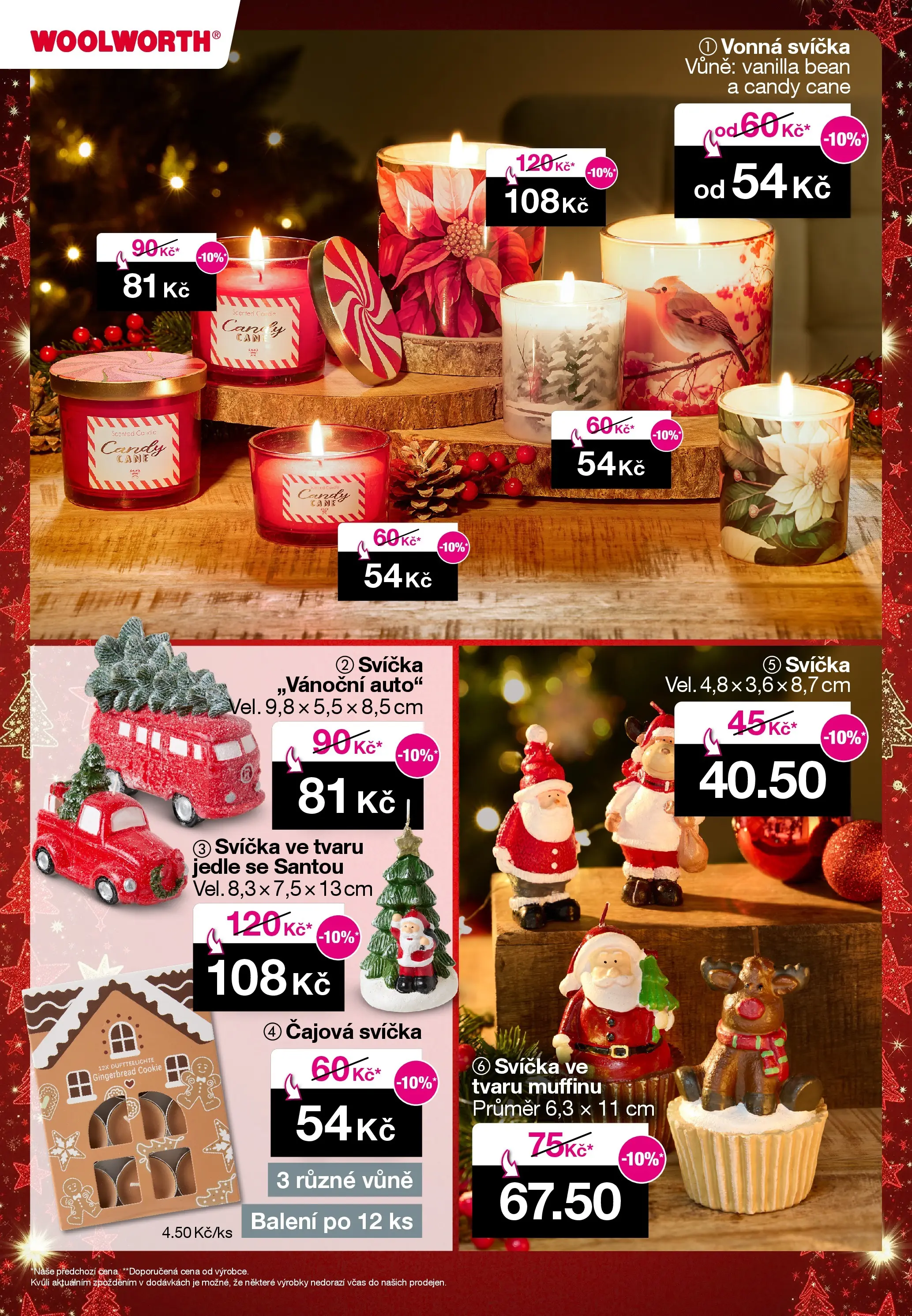 Woolworth leták - Třebíč od 21.11.2025 - akční nabídka | Strana: 8 | Produkty: Svíčka