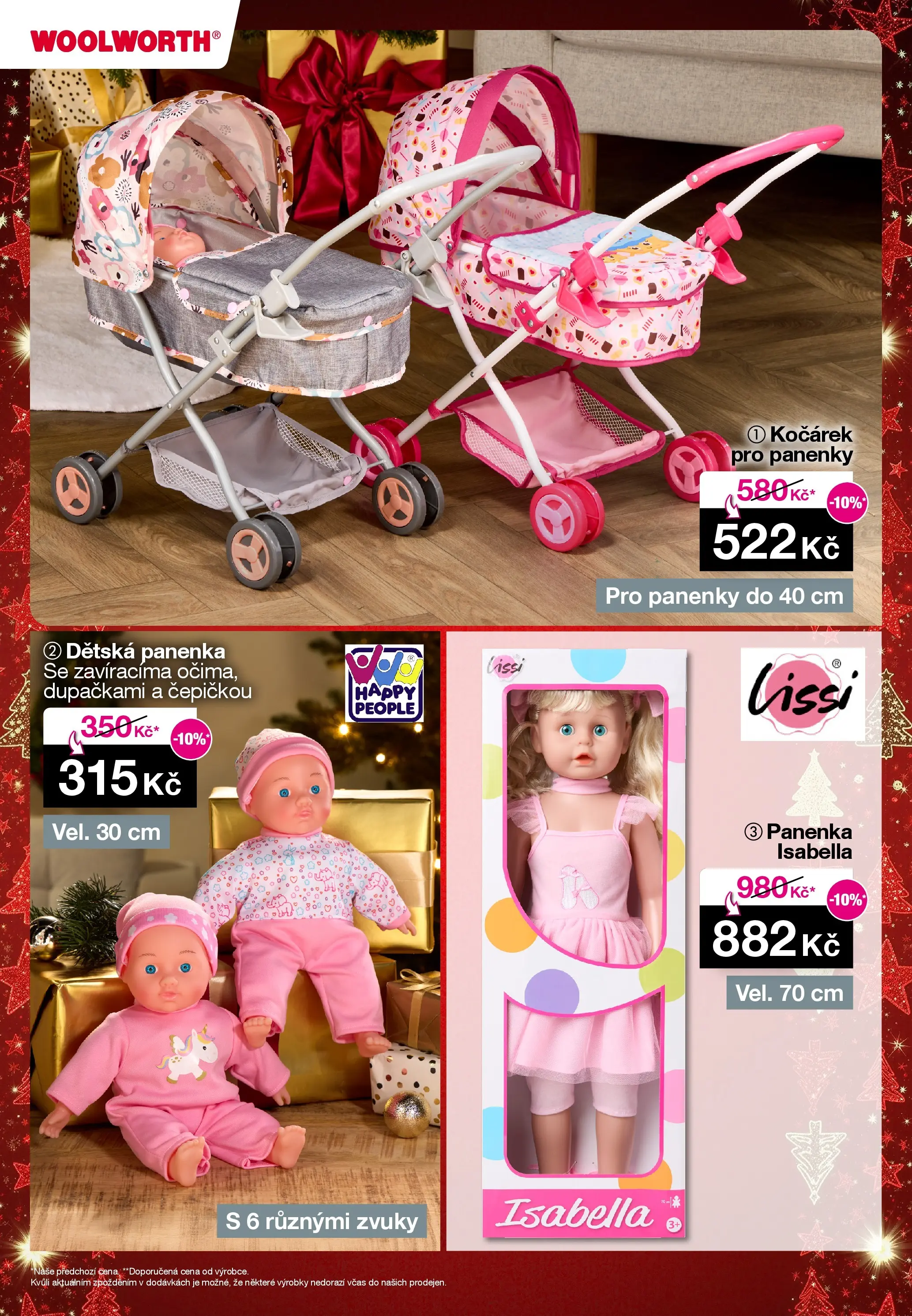Woolworth leták - Třebíč od 21.11.2025 - akční nabídka | Strana: 13 | Produkty: Panenka, Kočárek