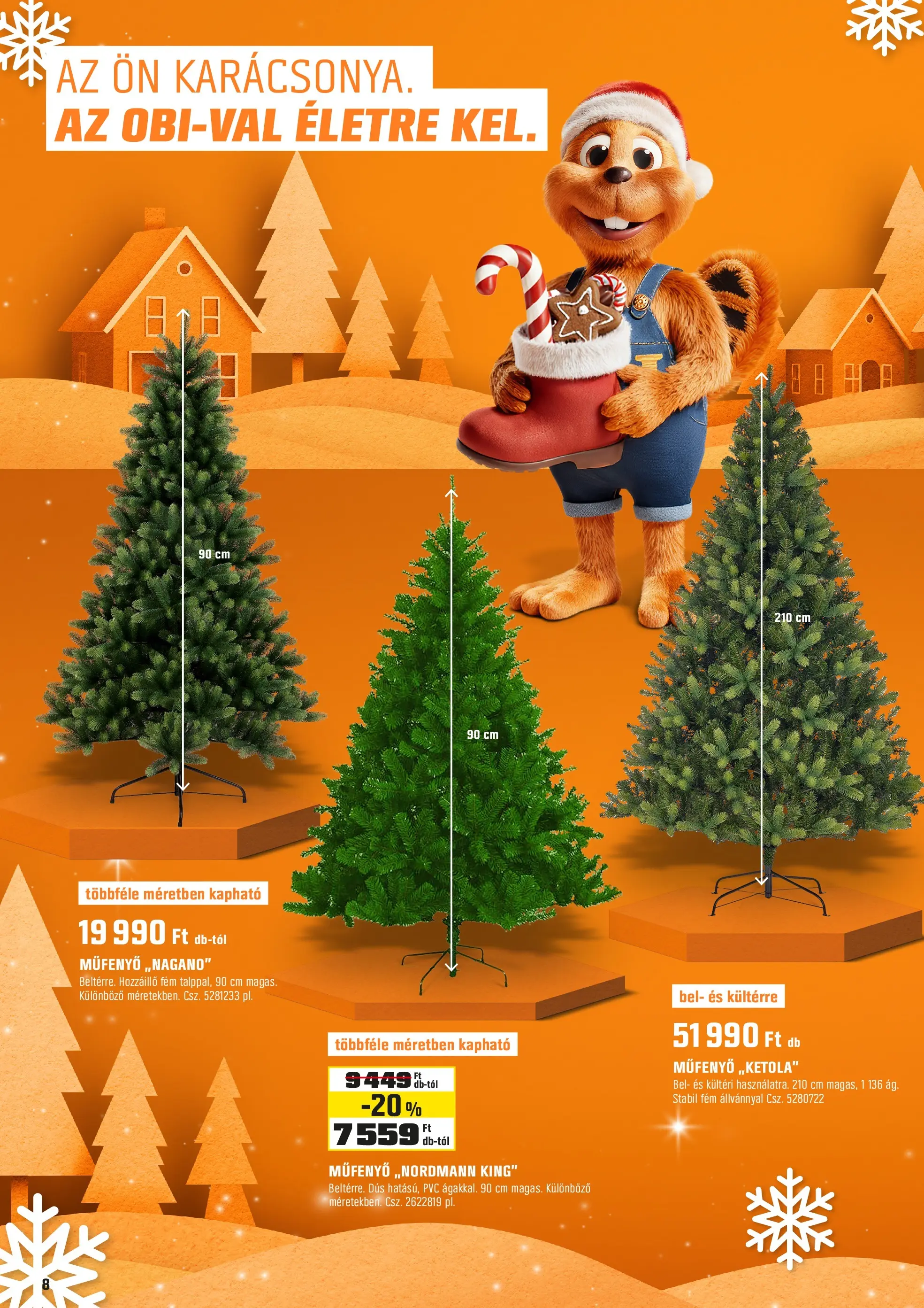 OBI - OBI újság érvényessége 2025.11.23-ig - 2025.11.21. -tól/töl > akció, lapozható szórólap 🛍️ | Oldal: 8