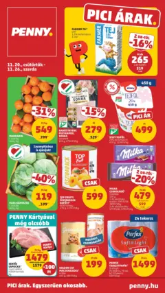 PENNY Black Friday - amely érvényes a következő dátumtól: 20.11.2025