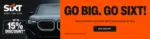 Sixt UP TO 15% DISCOUNT - au 17.12.2025