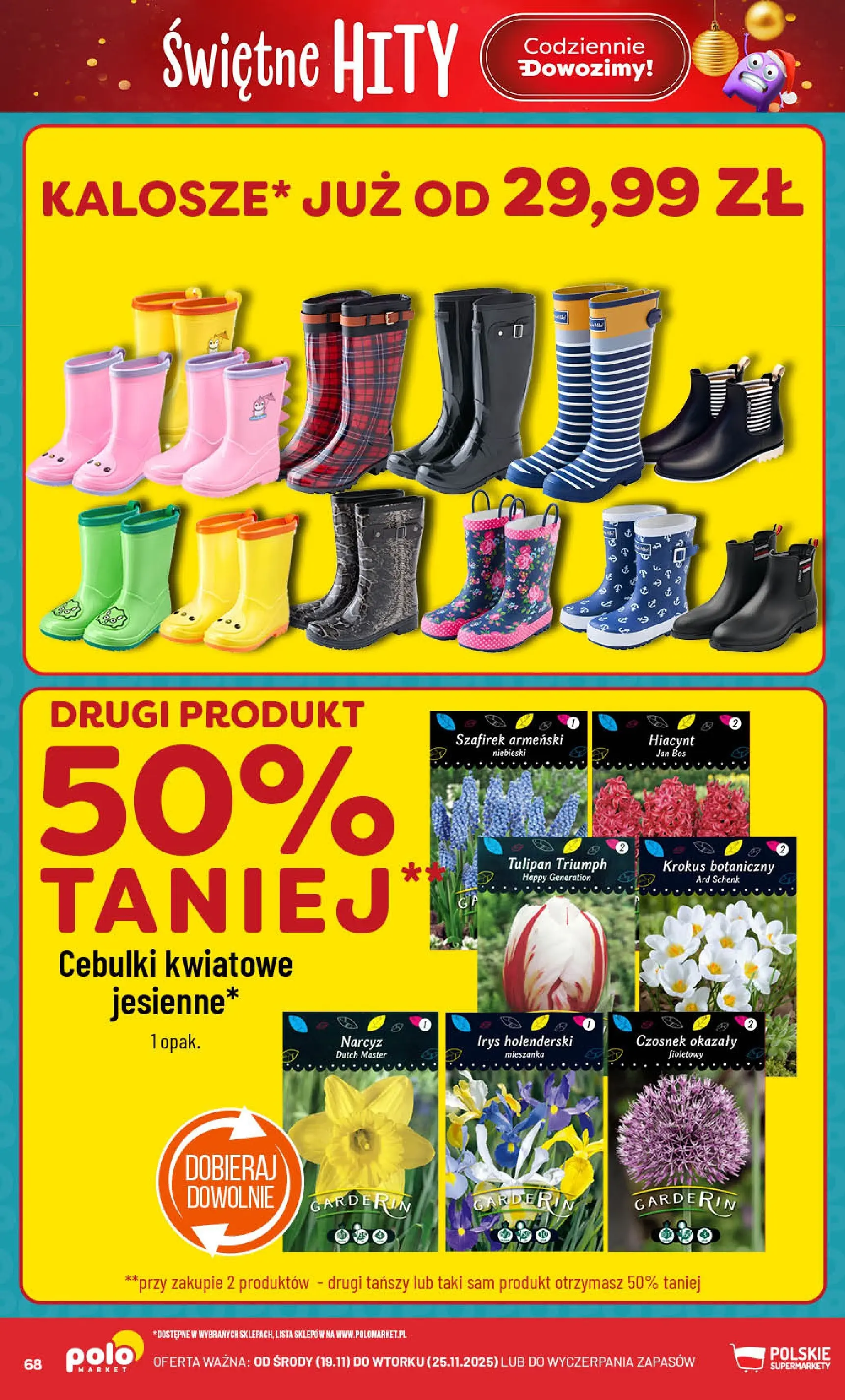 Nowa POLOmarket gazetka od jutra (19.11.2025) | Strona: 68 | Produkty: Czosnek Nowa POLOmarket gazetka od jutra 19.11.2025 (PDF) | Strona: 68 | Produkty: Czosnek