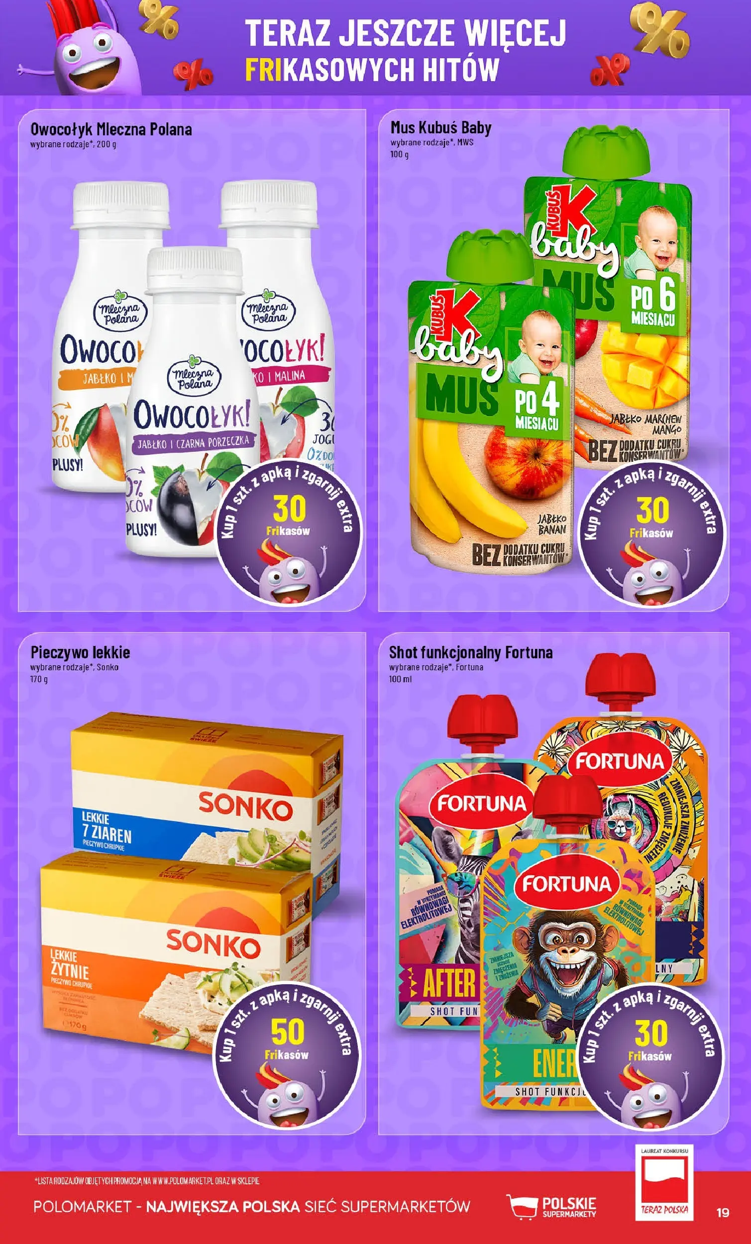 Nowa POLOmarket gazetka od jutra 19.11.2025 (PDF) | Strona: 19 | Produkty: Mango, Pieczywo, Pieczywo chrupkie, Porzeczka