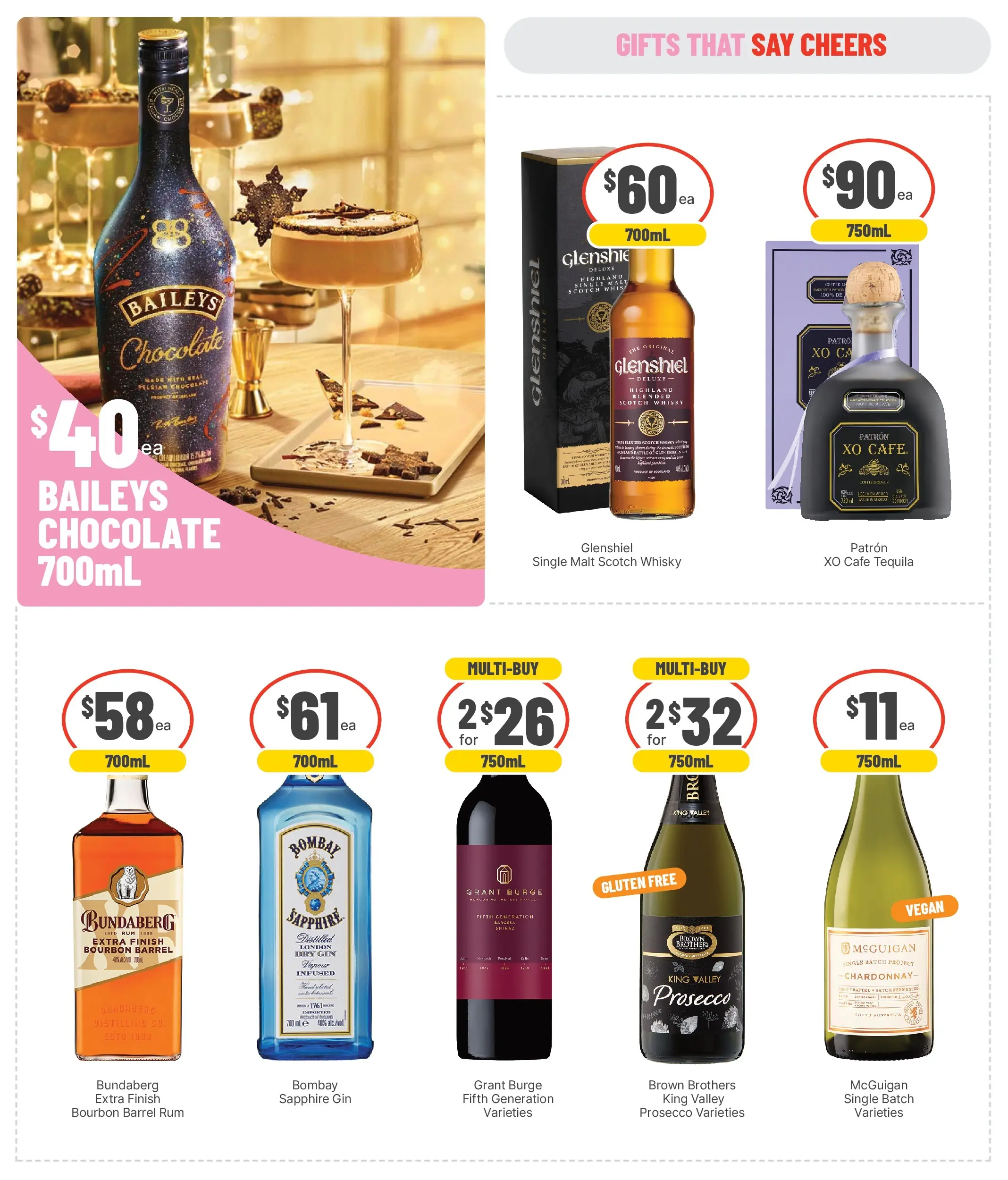 Deals - Add a Gift to your Xmas Shop 19/11 - 18/11/2025 > weekly / monthly specials | Page: 4 | Products: Chocolate, Gin, Rum, Scotch