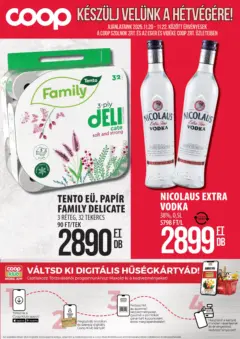 COOP Szolnok Akciós újság - amely érvényes a következő dátumtól: 20.11.2025
