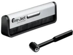 Pro-Ject Cleaning Set Basic für Schallplattenspieler; Nadelbürste + Kohlefaser-Bürste