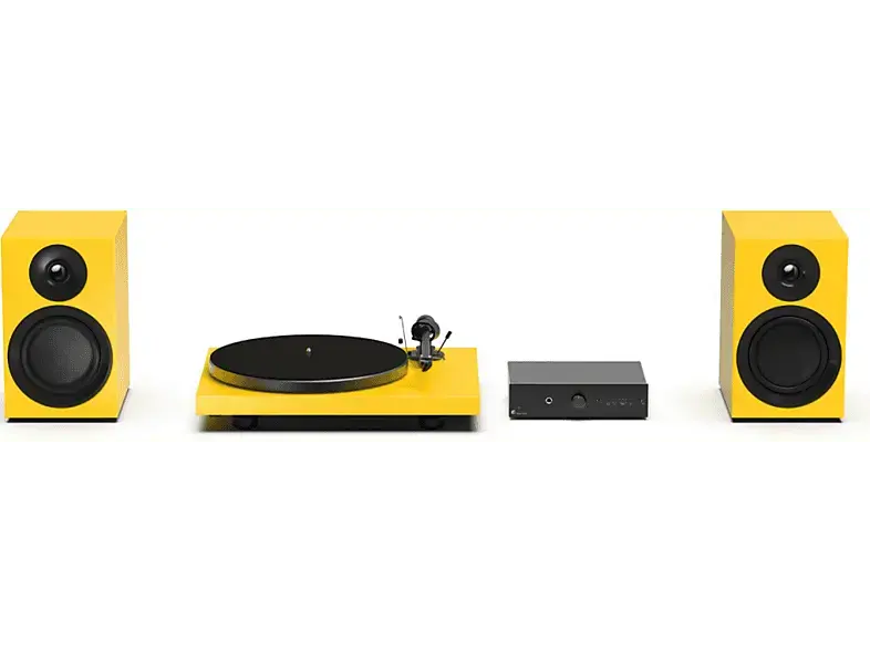 Pro-Ject Colourful Audio System E, Satin Gelb; HiFi Set