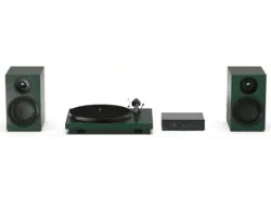 Pro-Ject Colourful Audio System E, Satin Grün; HiFi Set