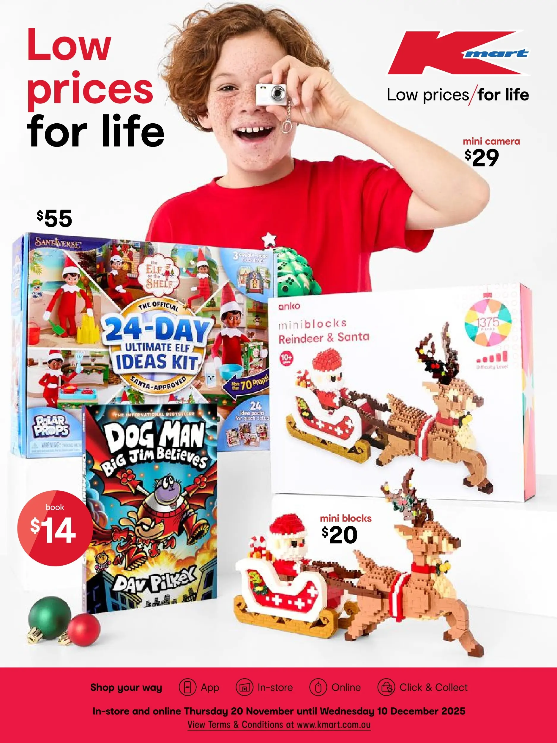 ﻿﻿Kmart catalogue valid from 19/11/2025 > Online Australia | Page: 1 | Products: Camera