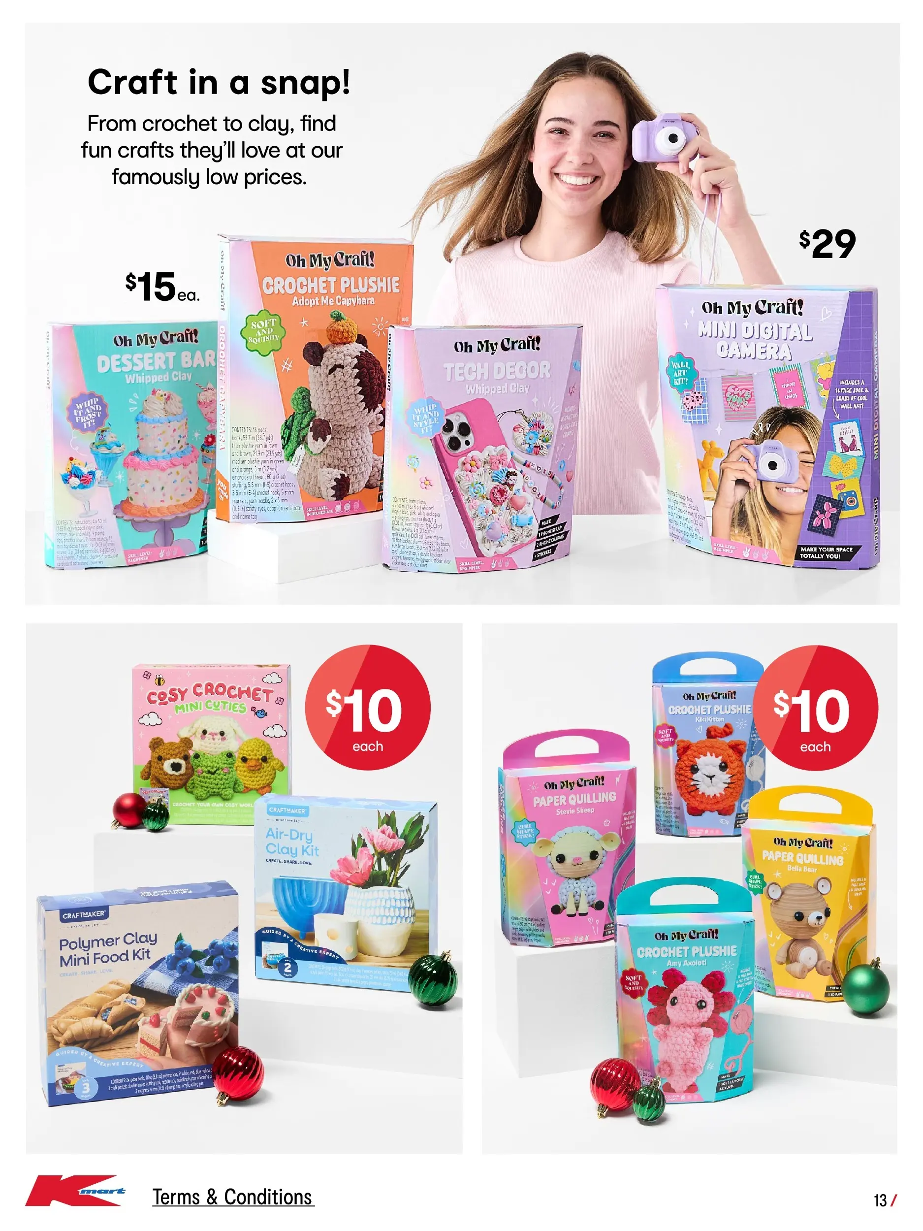 ﻿﻿Kmart catalogue valid from 19/11/2025 > Online Australia | Page: 13 | Products: Decor, Digital, Camera, Bed