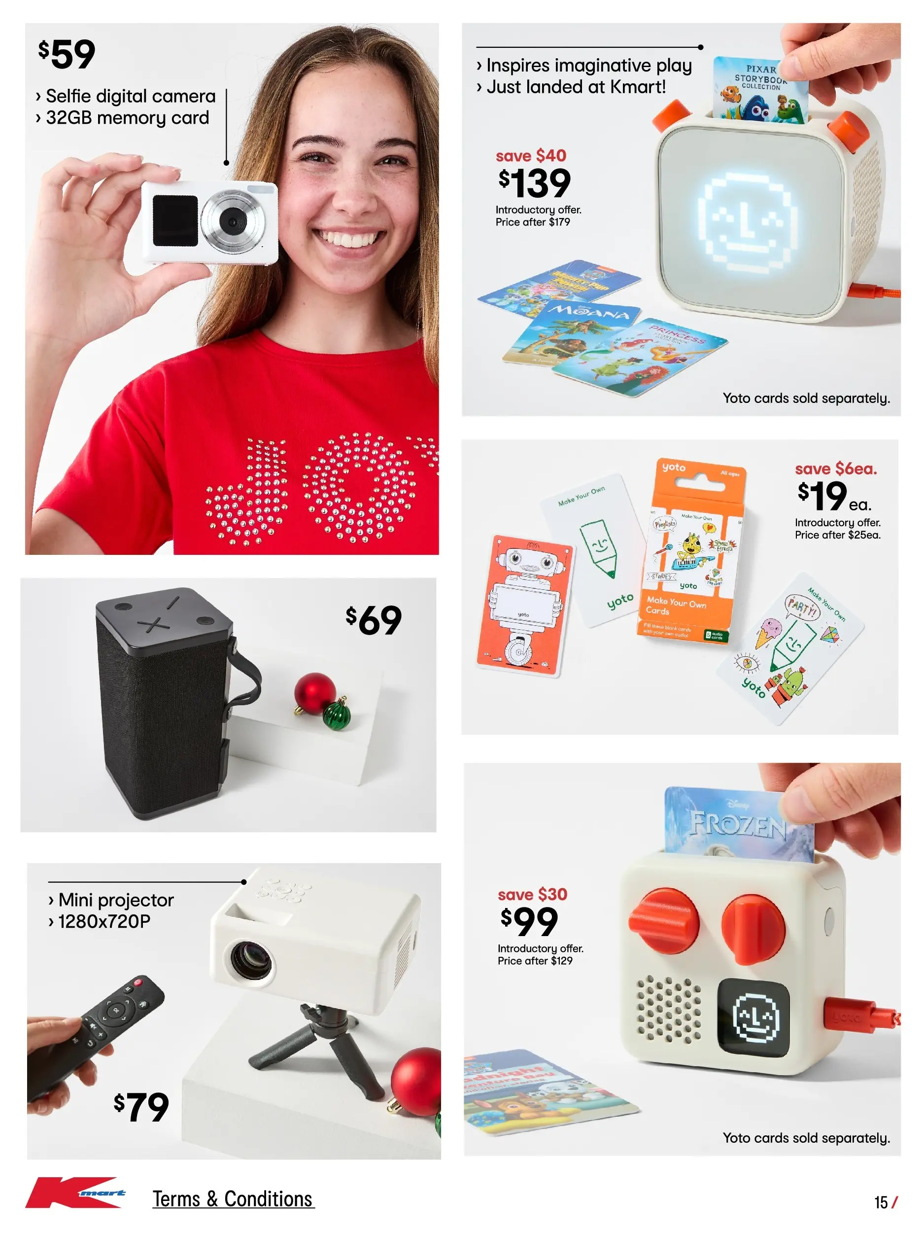 ﻿﻿Kmart catalogue valid from 19/11/2025 > Online Australia | Page: 15 | Products: Chain, Digital, Camera, Memory card
