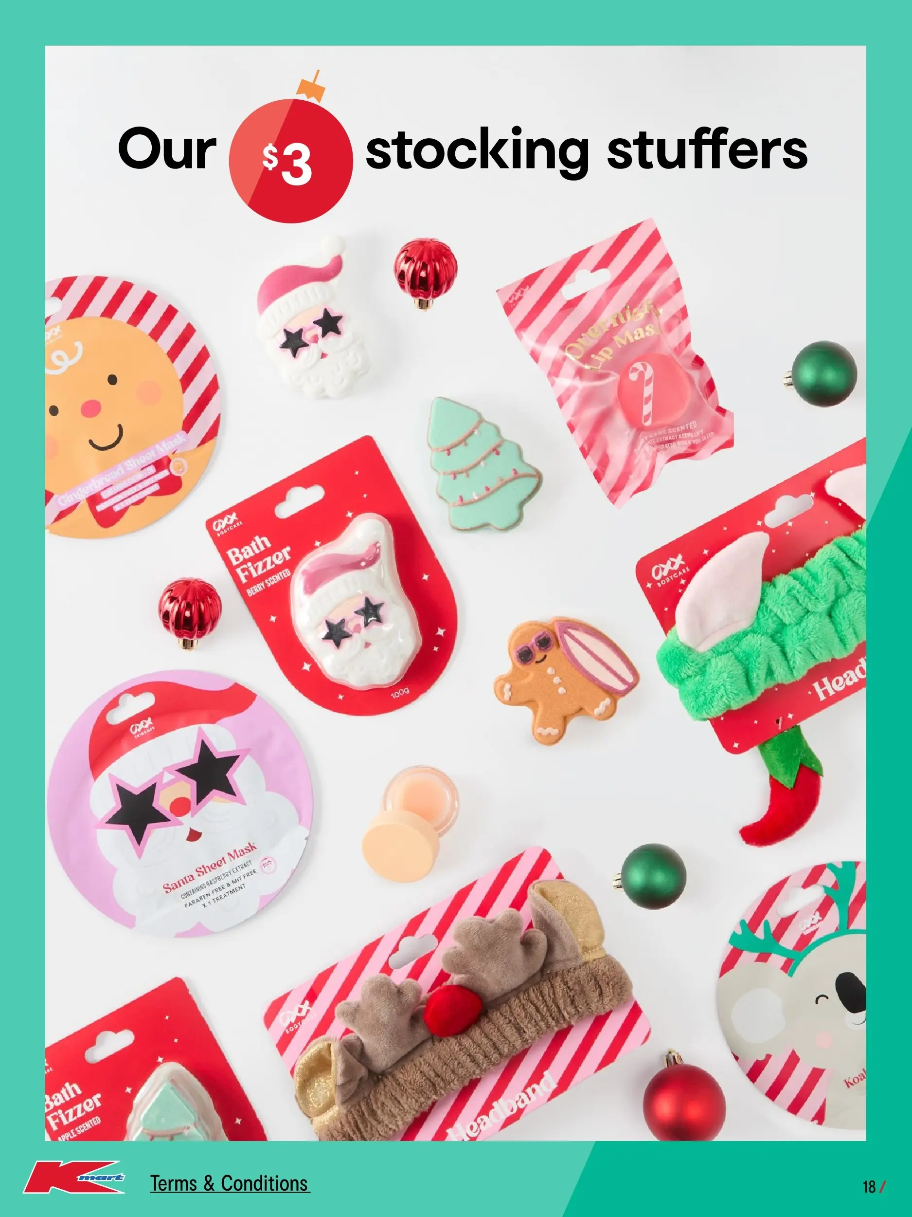 ﻿﻿Kmart catalogue valid from 19/11/2025 > Online Australia | Page: 18 | Products: Bath, Mask, Raspberry, Treatment
