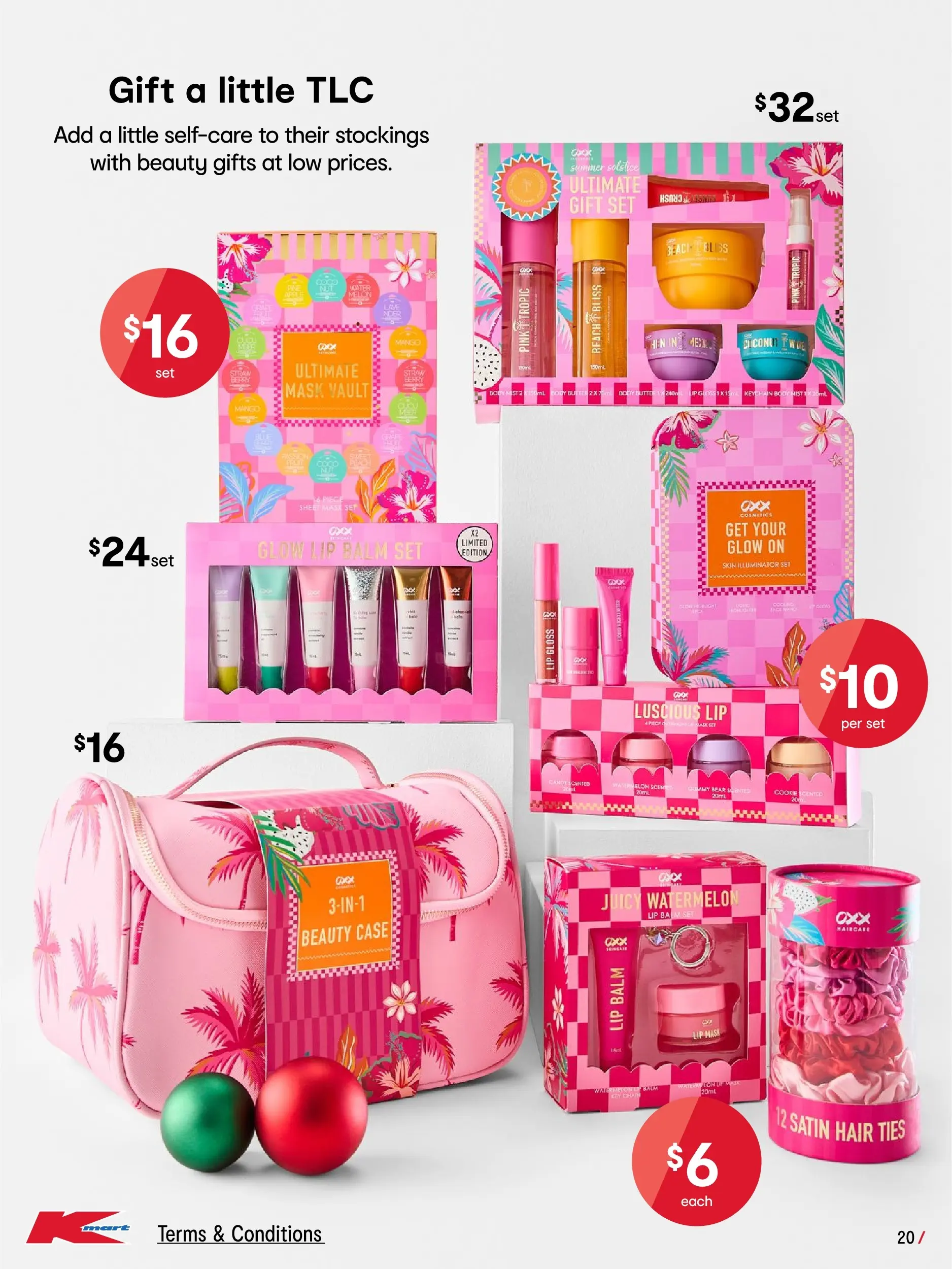 ﻿﻿Kmart catalogue valid from 19/11/2025 > Online Australia | Page: 20 | Products: Lip gloss, Mask, Water, Illuminator