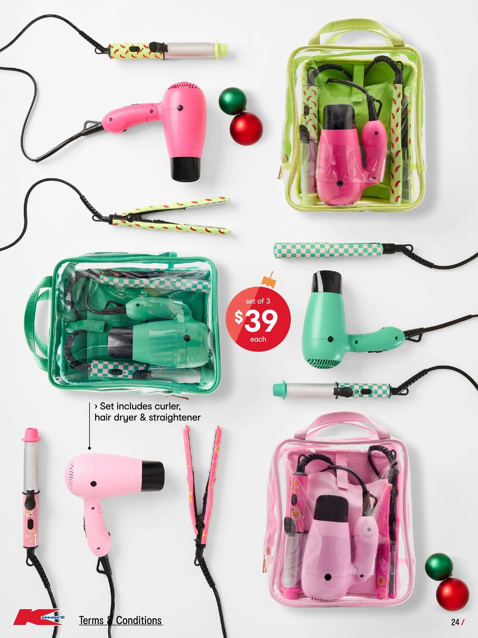 ﻿﻿Kmart catalogue valid from 19/11/2025 > Online Australia | Page: 24 | Products: Dryer, Hair dryer