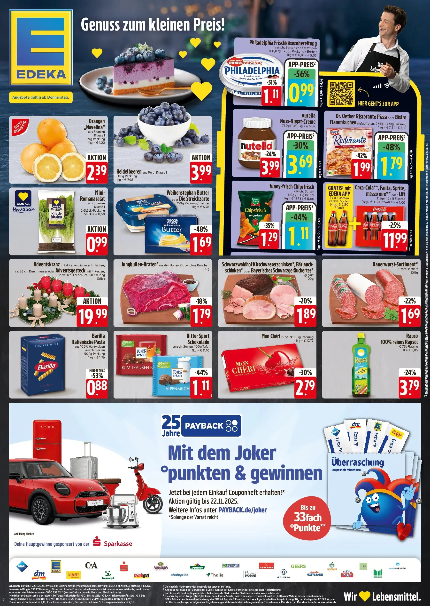 Edeka prospekt München	 (ab 17.11.2025) » Angebote Online | Seite: 2 | Produkte: Butterschmalz, Ehrmann grand dessert, Rapsöl, Spülung