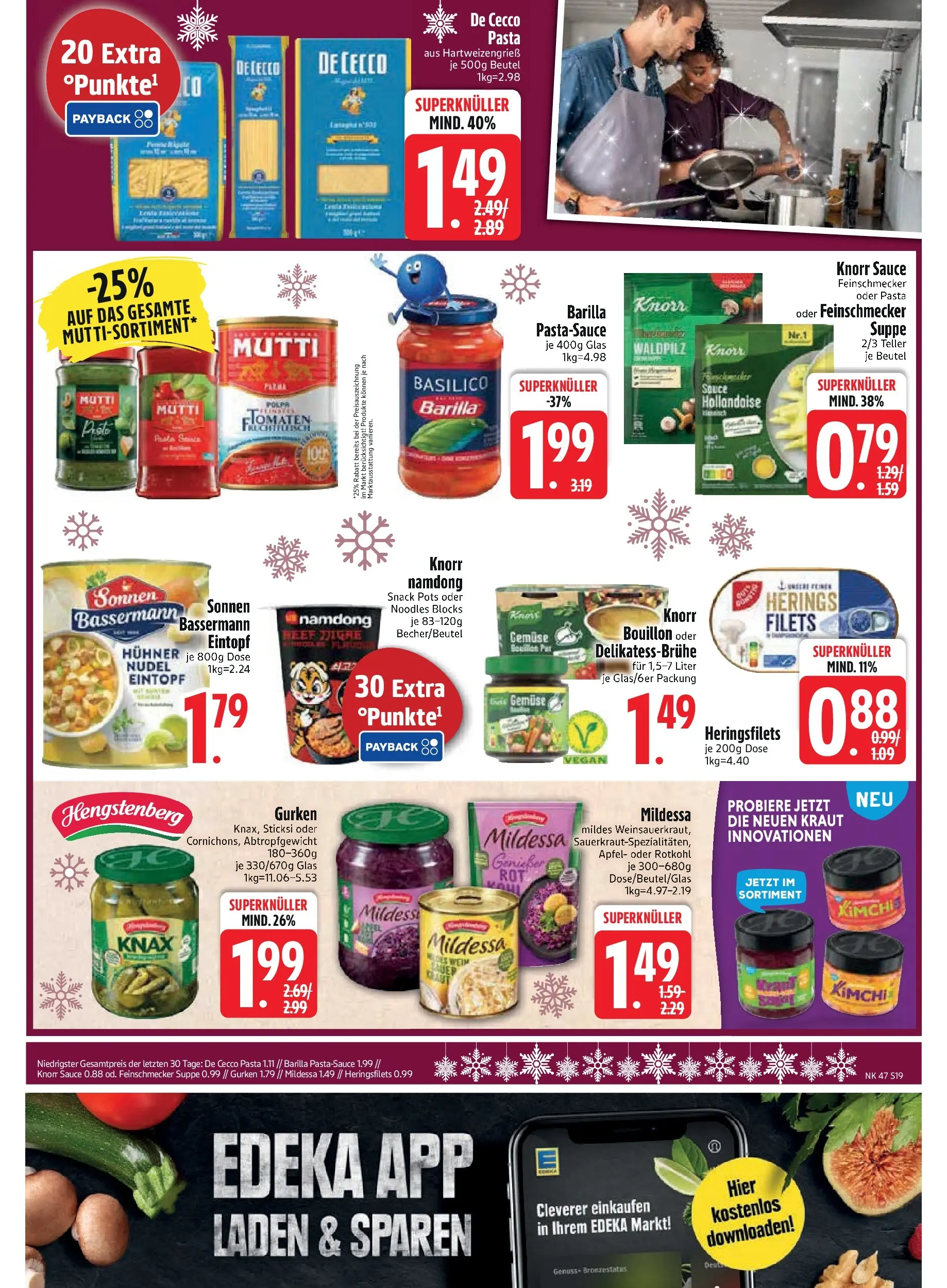 Edeka prospekt Vilsbiburg	 (ab 17.11.2025) » Angebote Online | Seite: 20 | Produkte: Mezzo mix, Mineralwasser, Himbeere, Gerolsteiner