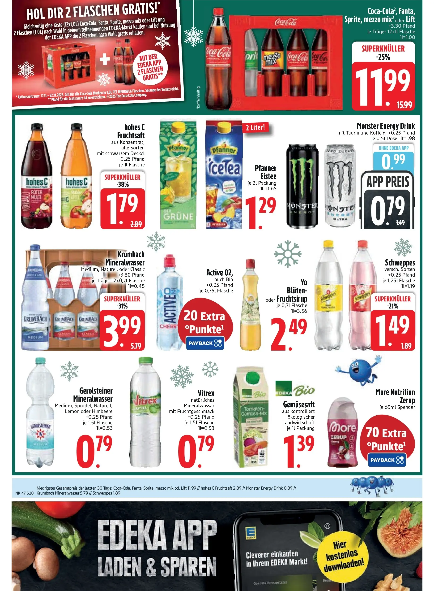 Edeka prospekt Vilsbiburg	 (ab 17.11.2025) » Angebote Online | Seite: 21 | Produkte: Mumm sekt, Sekt, Merlot, Pasta