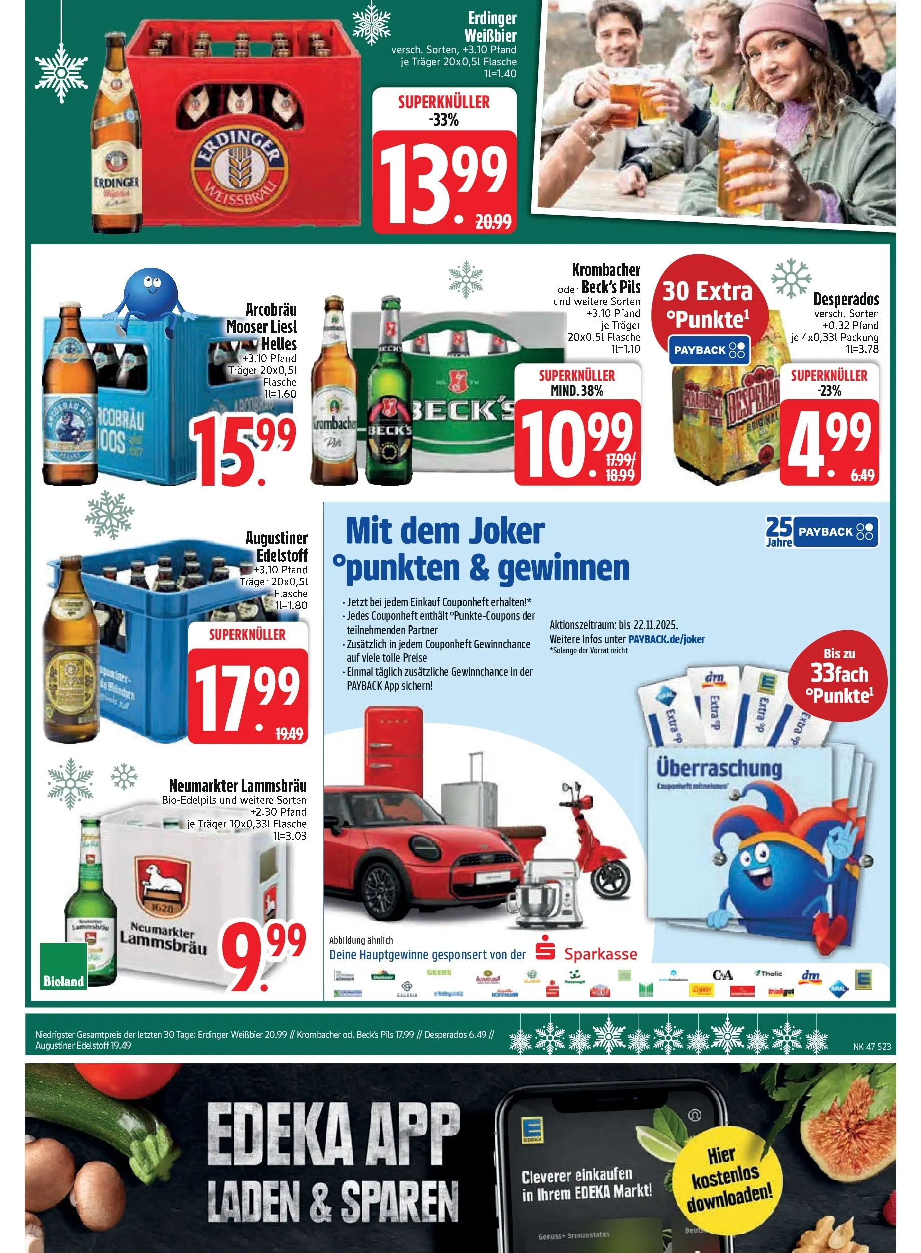 Edeka prospekt Vilsbiburg	 (ab 17.11.2025) » Angebote Online | Seite: 24 | Produkte: Coral, Waschpulver, Deospray, Ente