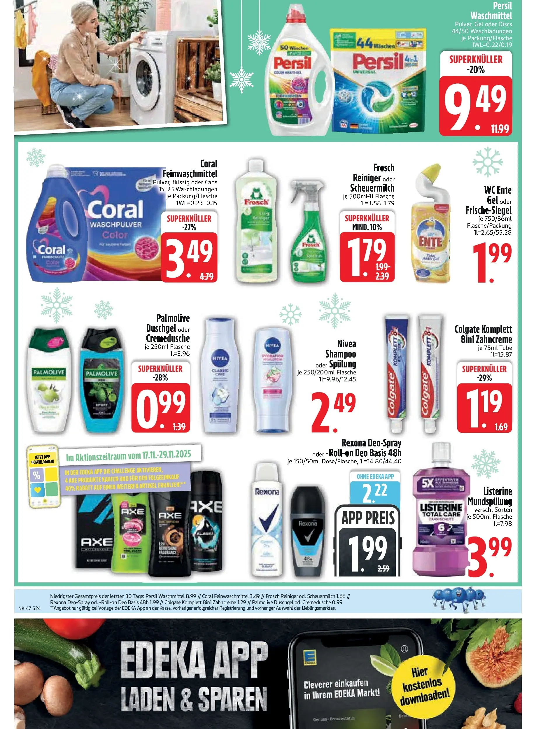 Edeka prospekt Vilsbiburg	 (ab 17.11.2025) » Angebote Online | Seite: 25 | Produkte: Tempo, Whiskas, Toilettenpapier