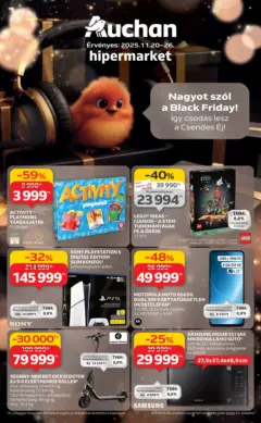 Auchan Black Friday - Hipermarket - amely érvényes a következő dátumtól: 20.11.2025