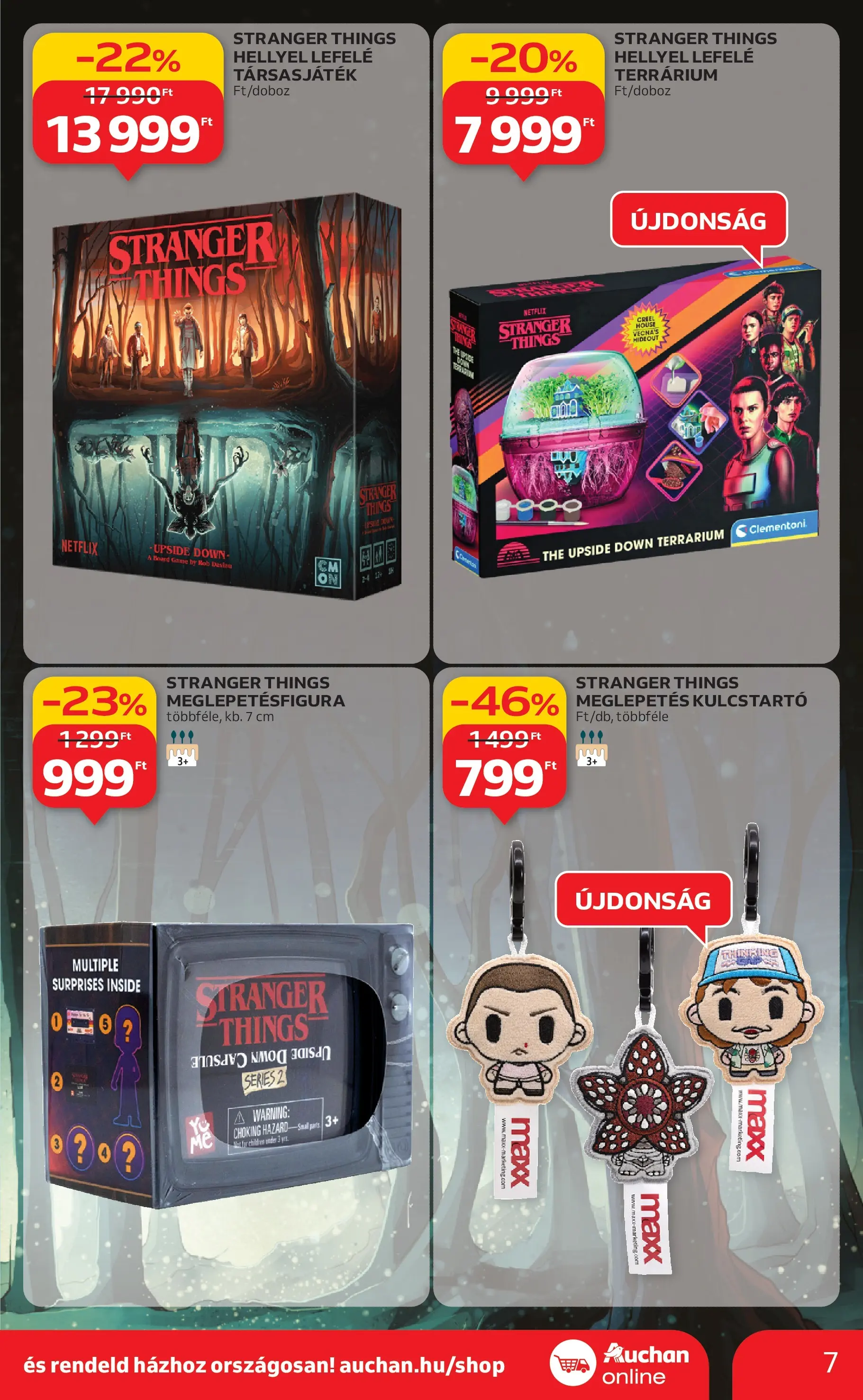 Akciós újság új Auchan - 2025.11.19. -tól/töl ⏳ | Oldal: 7 | Termékek: Társasjáték Auchan - Auchan újság érvényessége 11.26.-ig - 2025.11.19. -tól/töl > akció, lapozható szórólap 🛍️ | Oldal: 7 | Termékek: Társasjáték