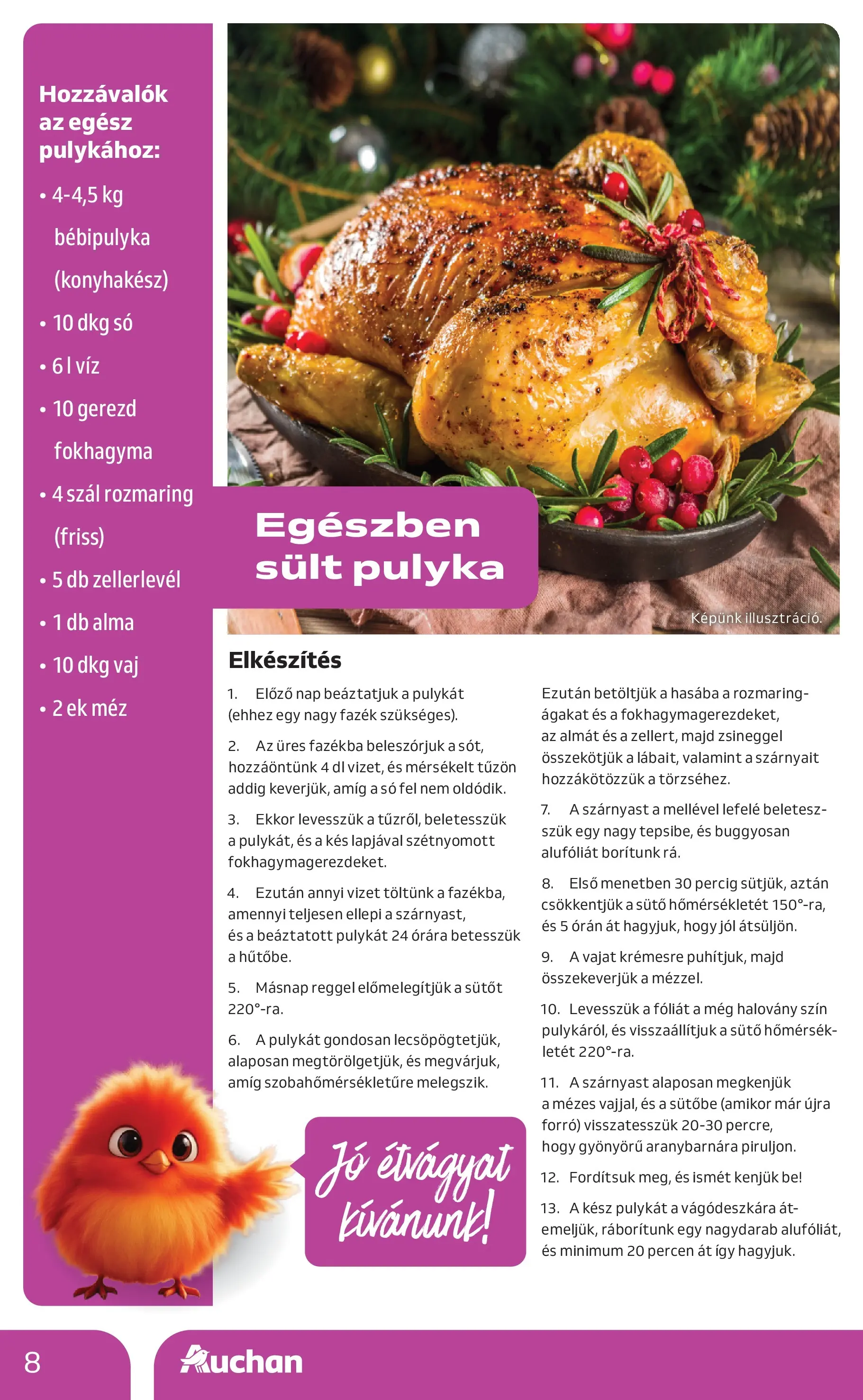 Akciós újság új Auchan - 2025.11.19. -tól/töl ⏳ | Oldal: 8 | Termékek: Fokhagyma, Méz, Bébipulyka, Alma Auchan - Auchan újság érvényessége 11.26.-ig - 2025.11.19. -tól/töl > akció, lapozható szórólap 🛍️ | Oldal: 8 | Termékek: Fokhagyma, Méz, Bébipulyka, Alma