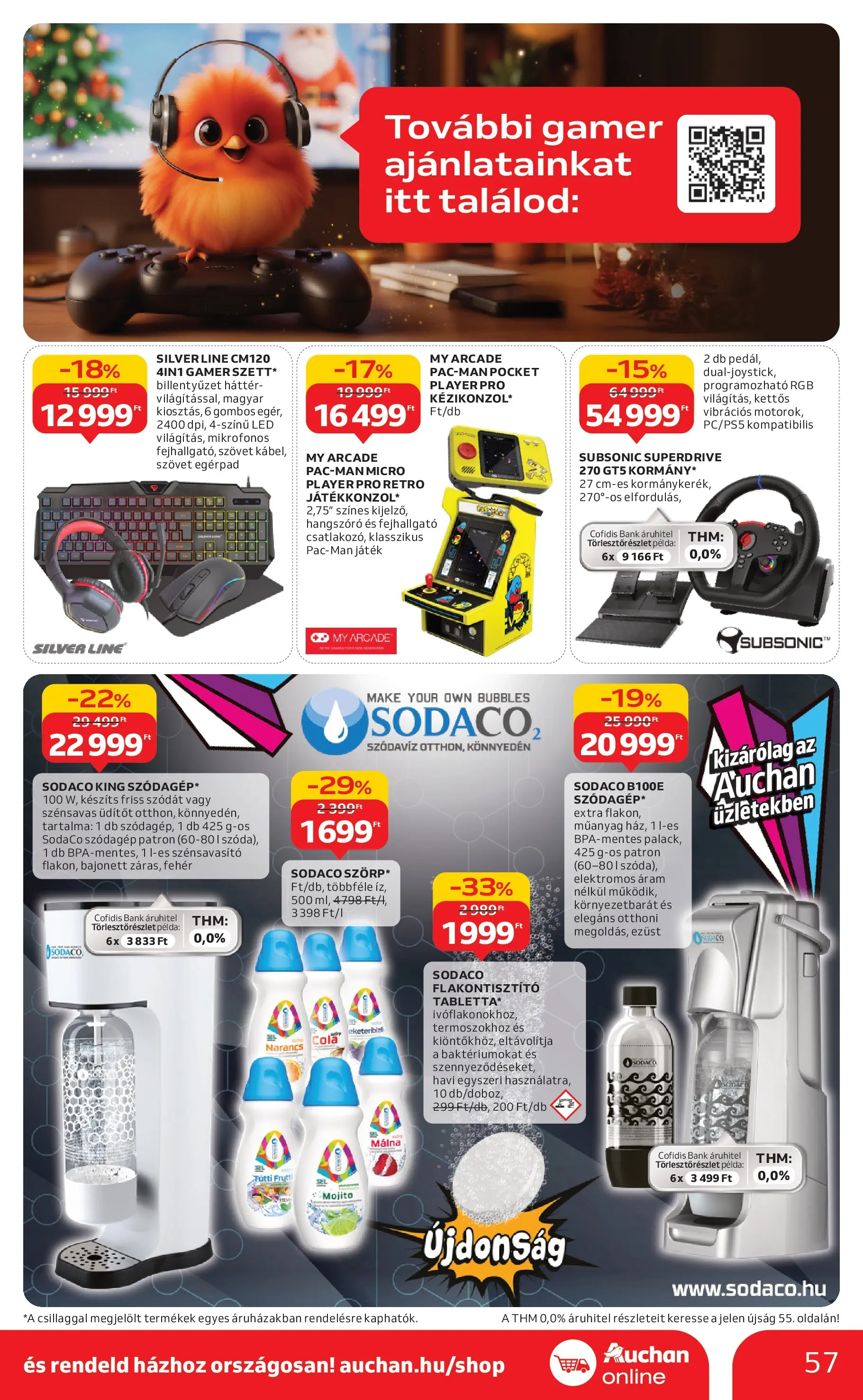 Akciós újság új Auchan - 2025.11.19. -tól/töl ⏳ | Oldal: 57 | Termékek: Málna, Billentyűzet, Fejhallgató, Hangszóró Auchan - Auchan újság érvényessége 11.26.-ig - 2025.11.19. -tól/töl > akció, lapozható szórólap 🛍️ | Oldal: 57 | Termékek: Málna, Billentyűzet, Fejhallgató, Hangszóró