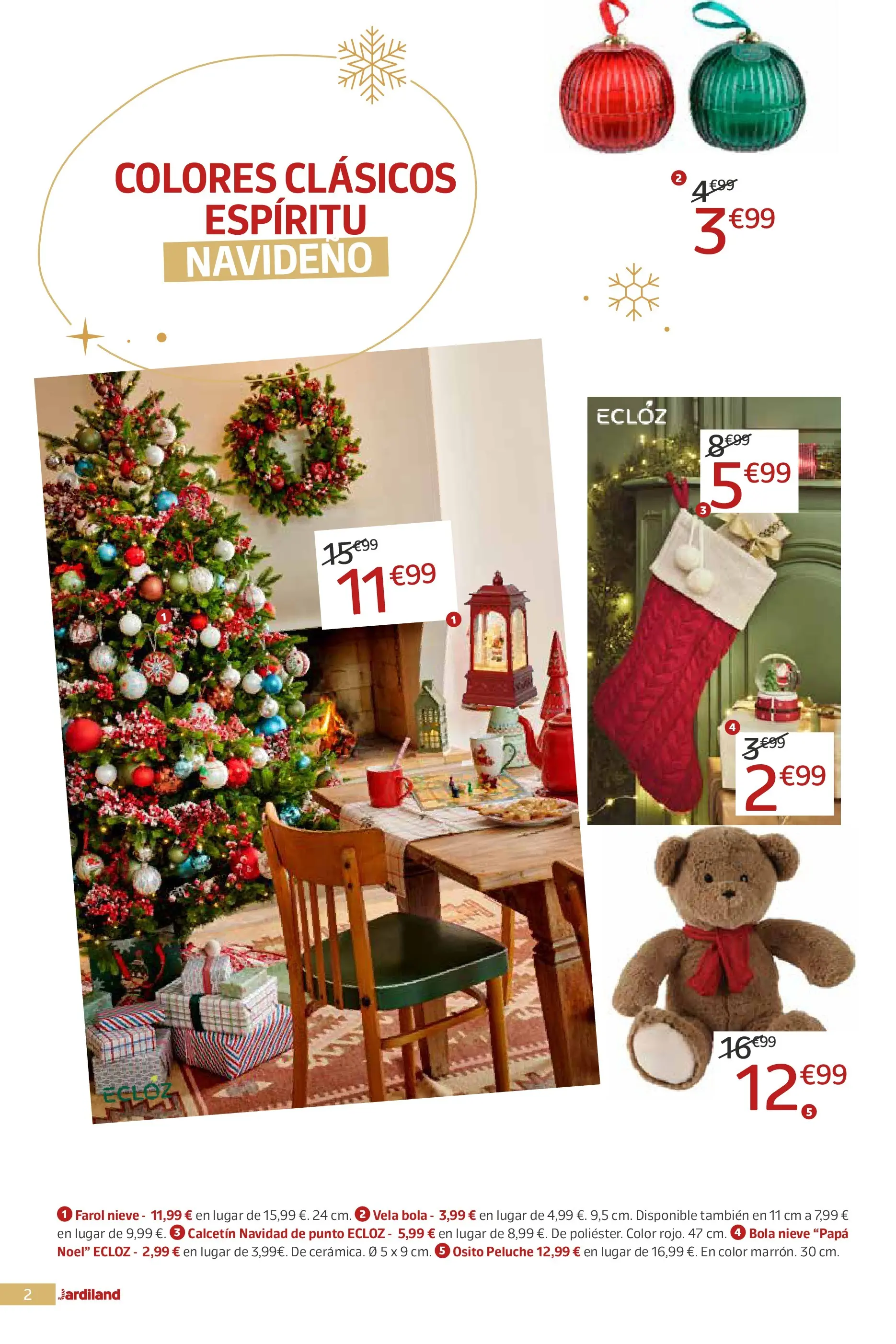 Jardiland - DEJA QUE LA MAGIA TE ENVUELVA, ¡ ES NAVIDAD ! 19/11/2025 - 24/12/2025 | Página: 2 | Productos: Farol, Vela