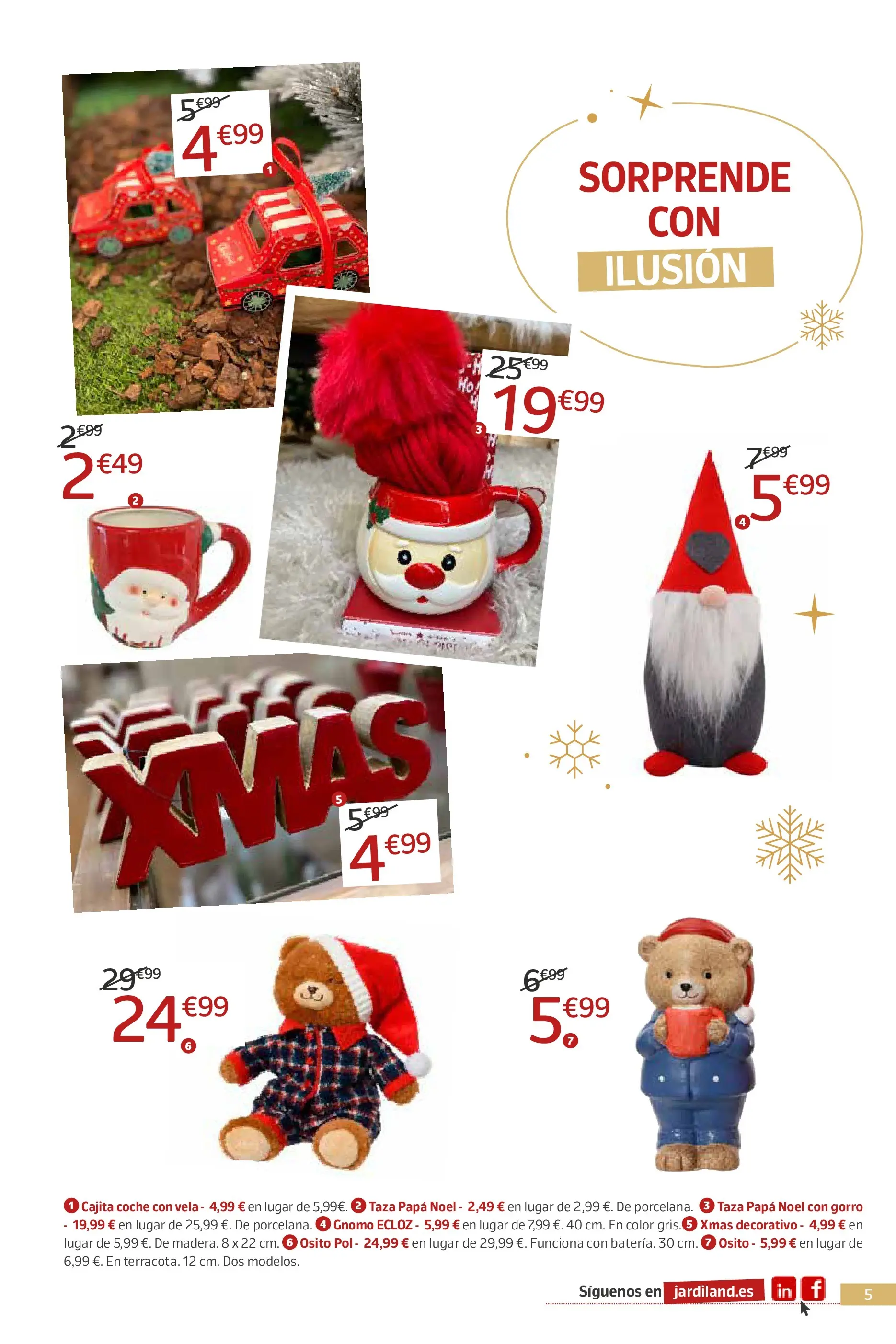 Jardiland - DEJA QUE LA MAGIA TE ENVUELVA, ¡ ES NAVIDAD ! 19/11/2025 - 24/12/2025 | Página: 5 | Productos: Vela