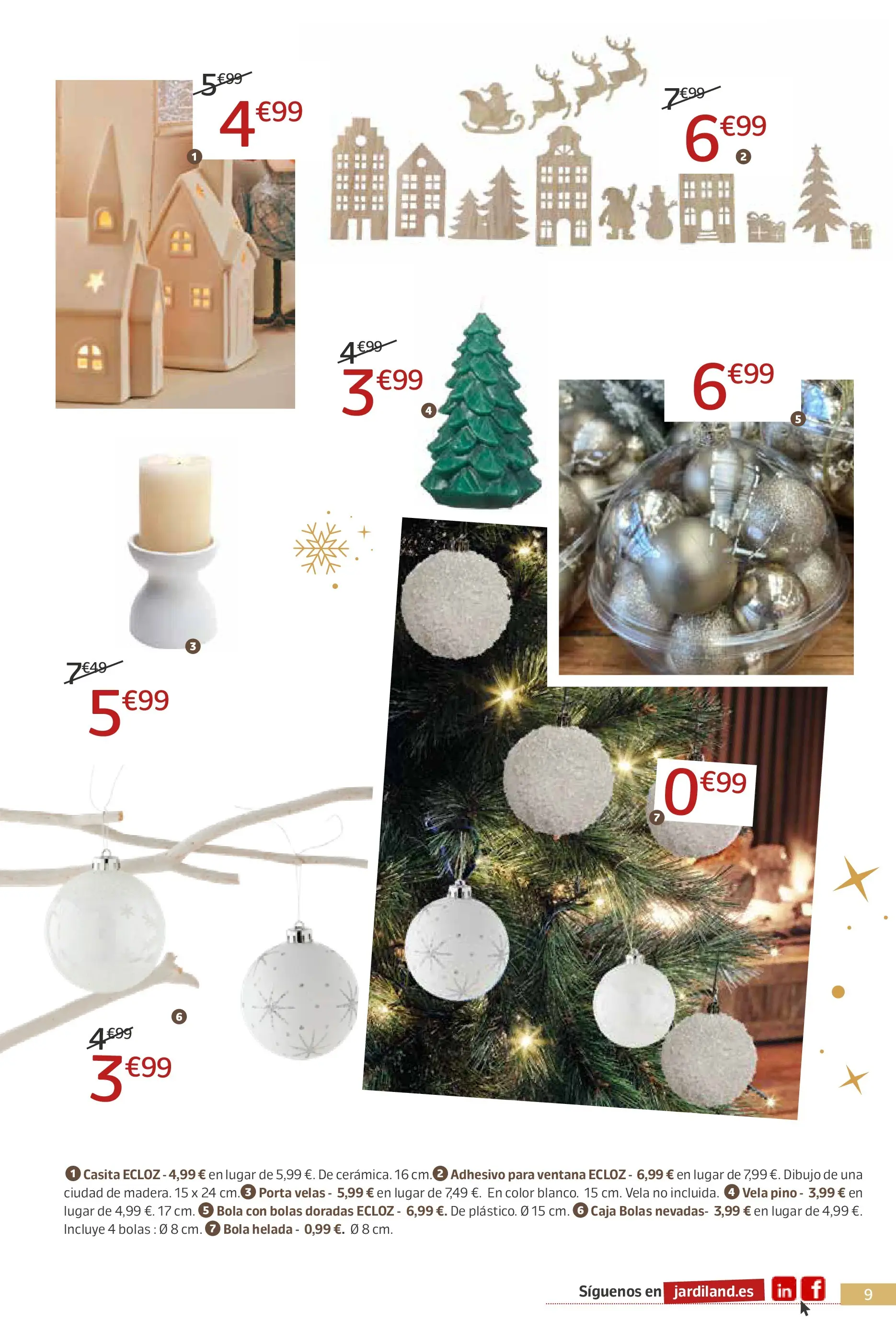 Jardiland - DEJA QUE LA MAGIA TE ENVUELVA, ¡ ES NAVIDAD ! 19/11/2025 - 24/12/2025 | Página: 9 | Productos: Vela, Caja, Βραχιόλι