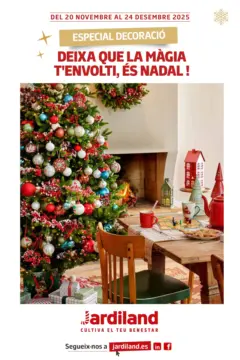 Vista previa Jardiland - DEIXA QUE LA MÀGIA T’ENVOLTI, ÉS NADAL! válido desde el 19.11.2025