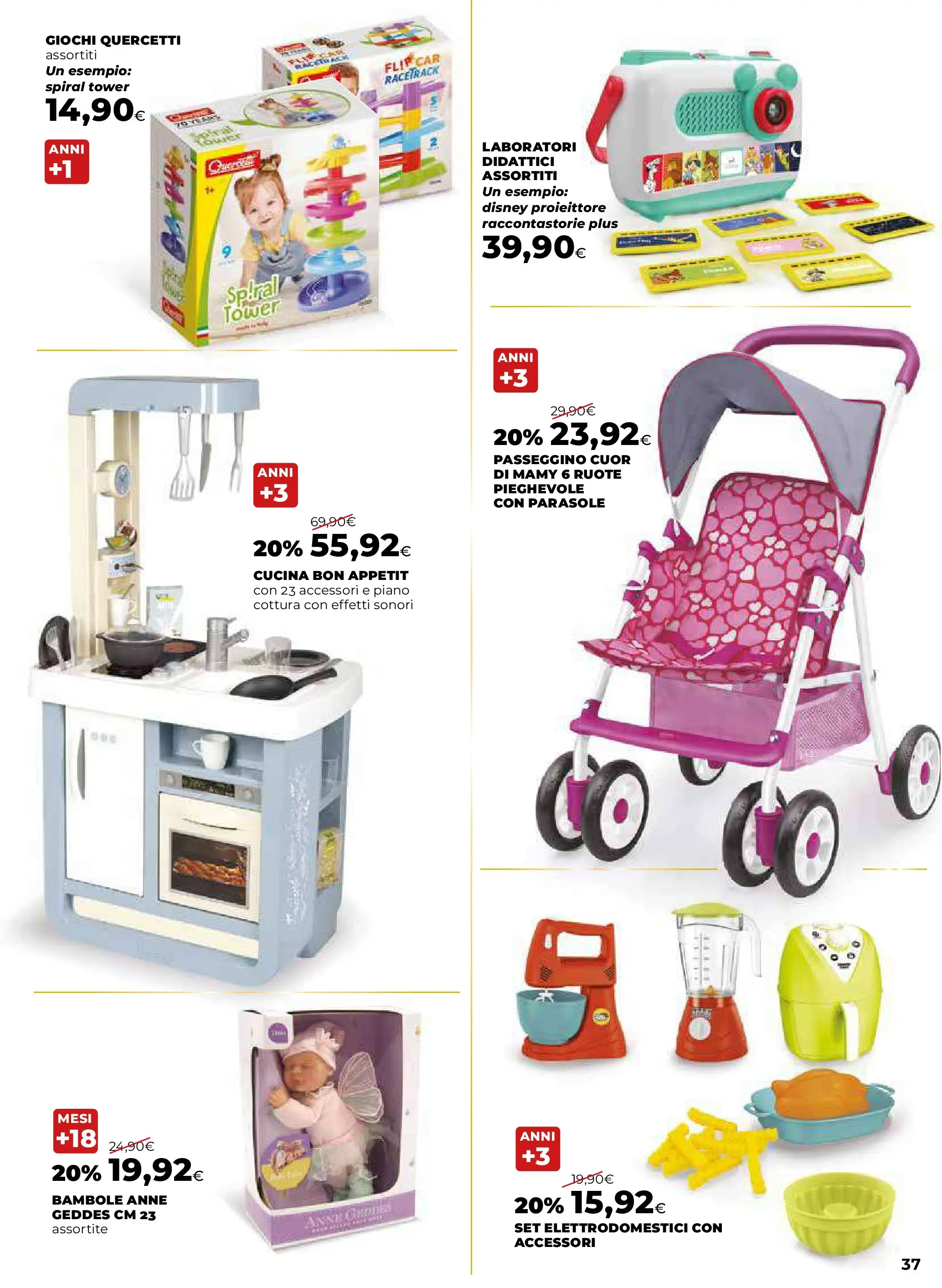 Anteprima volantino Ipercoop dal ﻿20/11/2025﻿ ﻿- nuovo offerte | Pagina: 37 | Prodotti: Piano cottura, Passeggino