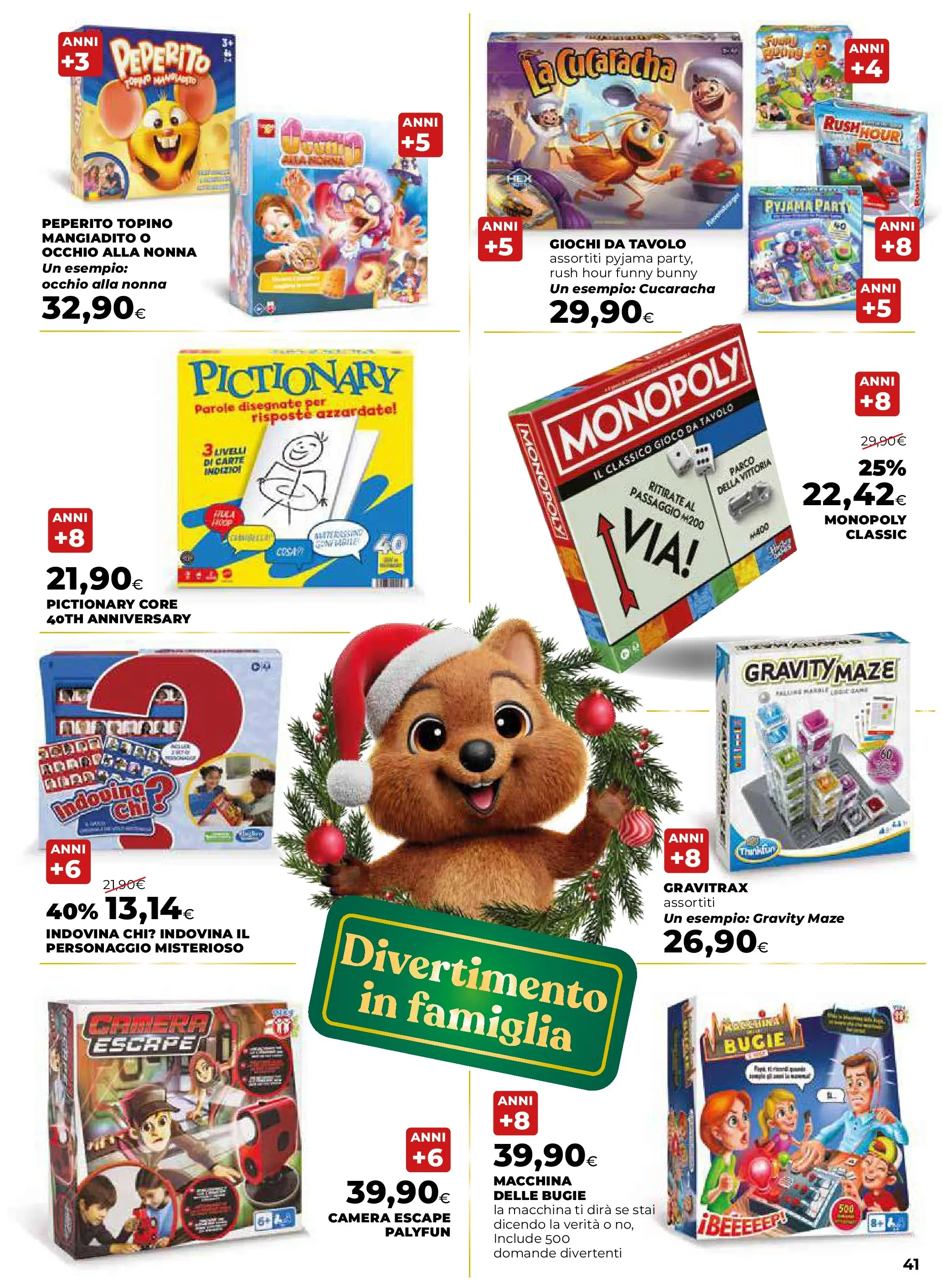 Anteprima volantino Ipercoop dal ﻿20/11/2025﻿ ﻿- nuovo offerte | Pagina: 41 | Prodotti: Gioco, Tavolo