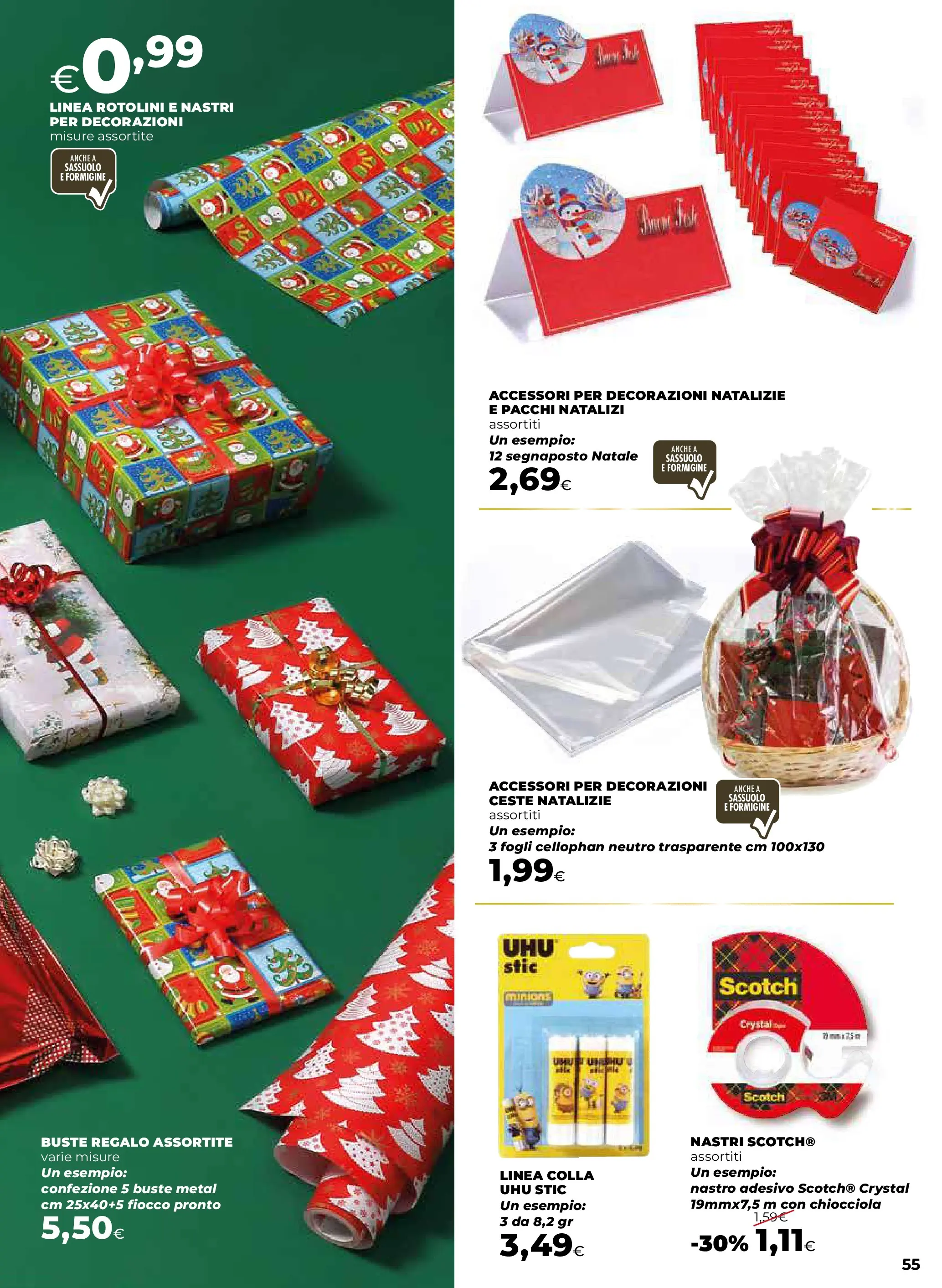 Anteprima volantino Ipercoop dal 20/11/2025 - nuovo offerte | Pagina: 55 | Prodotti: Nastro adesivo, Colla, Decorazioni Anteprima volantino Ipercoop dal 20/11/2025 - nuovo offerte | Pagina: 55 | Prodotti: Nastro adesivo, Colla, Decorazioni