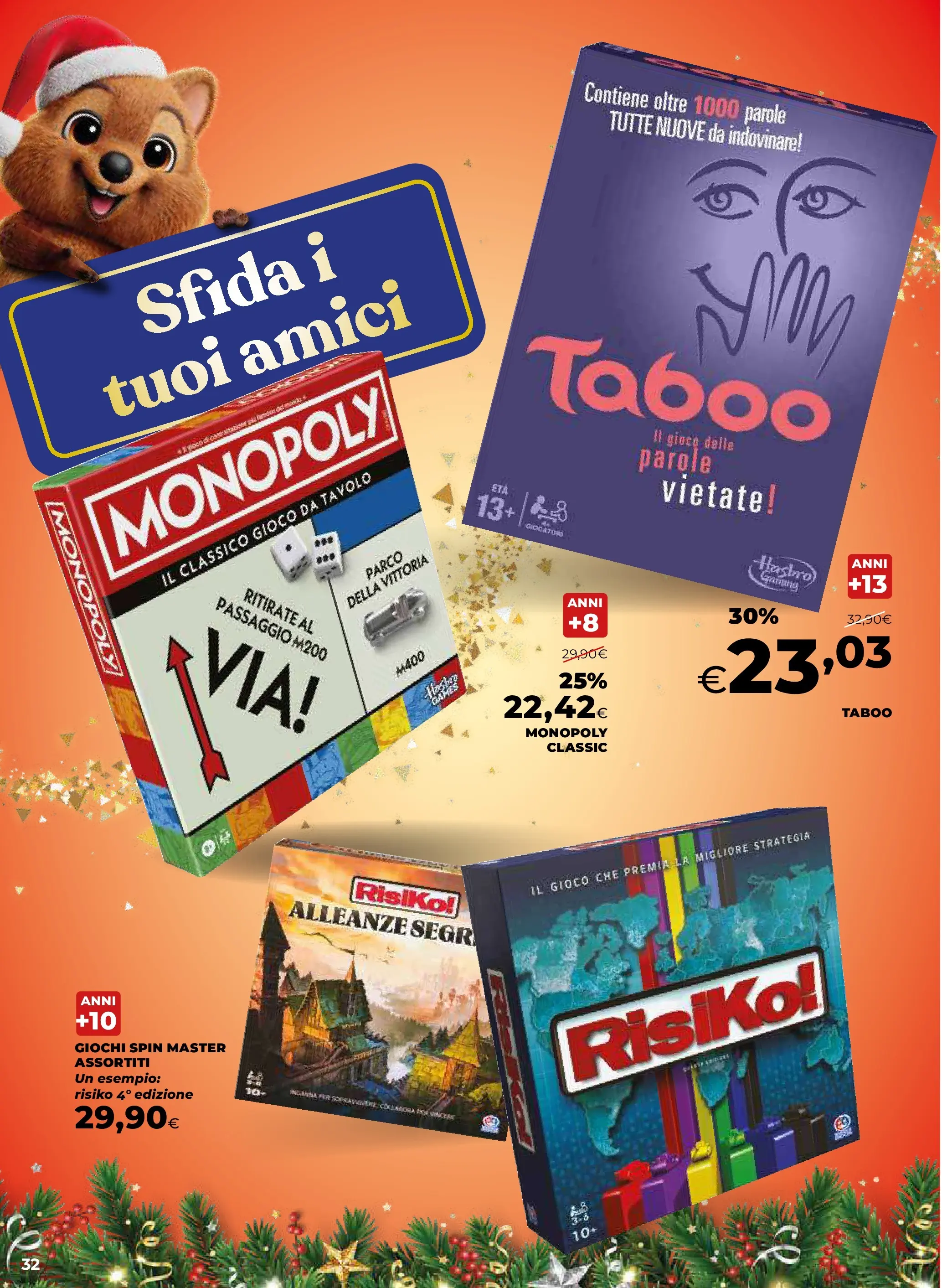 Anteprima volantino Ipercoop dal ﻿20/11/2025﻿ ﻿- nuovo offerte | Pagina: 32 | Prodotti: Gioco, Tavolo