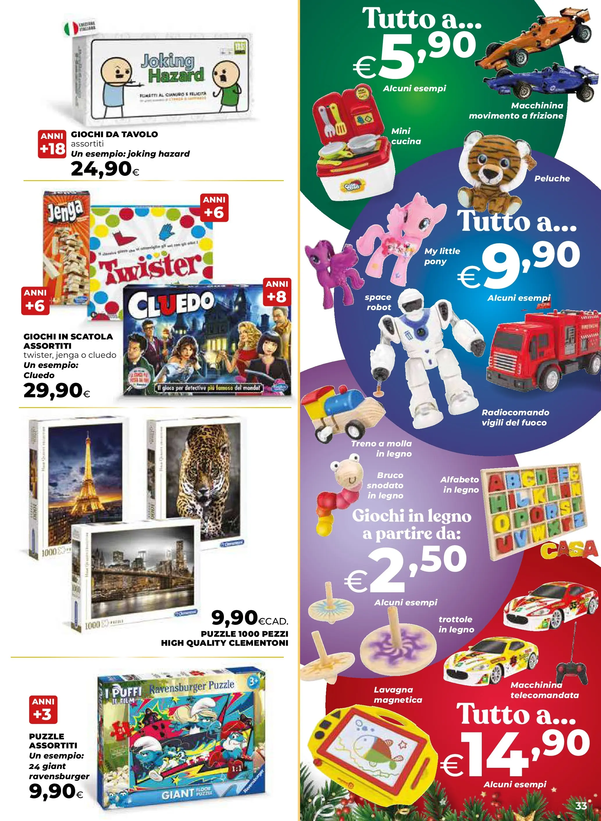 Anteprima volantino Ipercoop dal ﻿20/11/2025﻿ ﻿- nuovo offerte | Pagina: 33 | Prodotti: Peluche, Robot, Tavolo, Scatola
