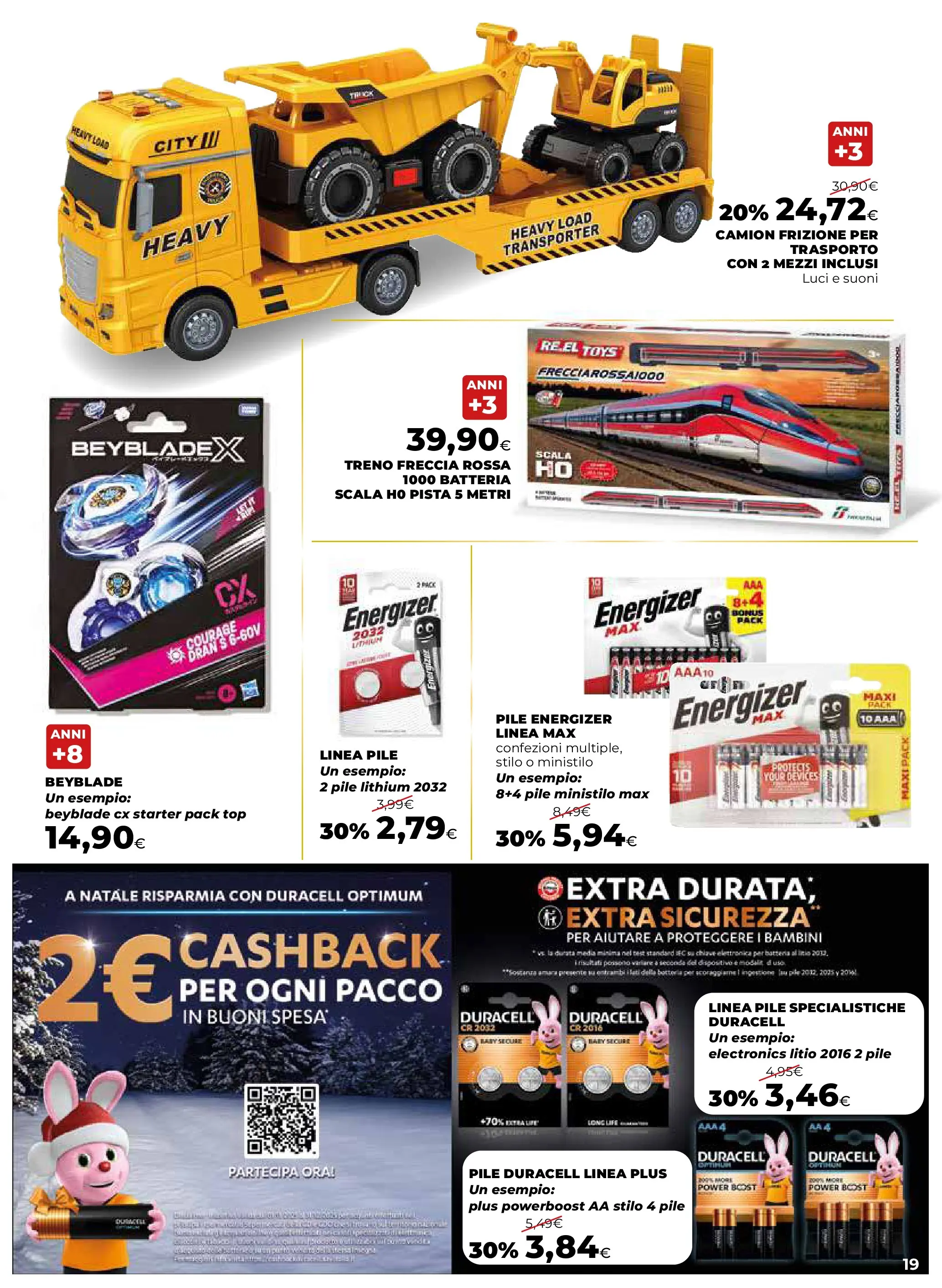Anteprima volantino Ipercoop dal ﻿20/11/2025﻿ ﻿- nuovo offerte | Pagina: 19 | Prodotti: Pile, Top, Scala, Batteria