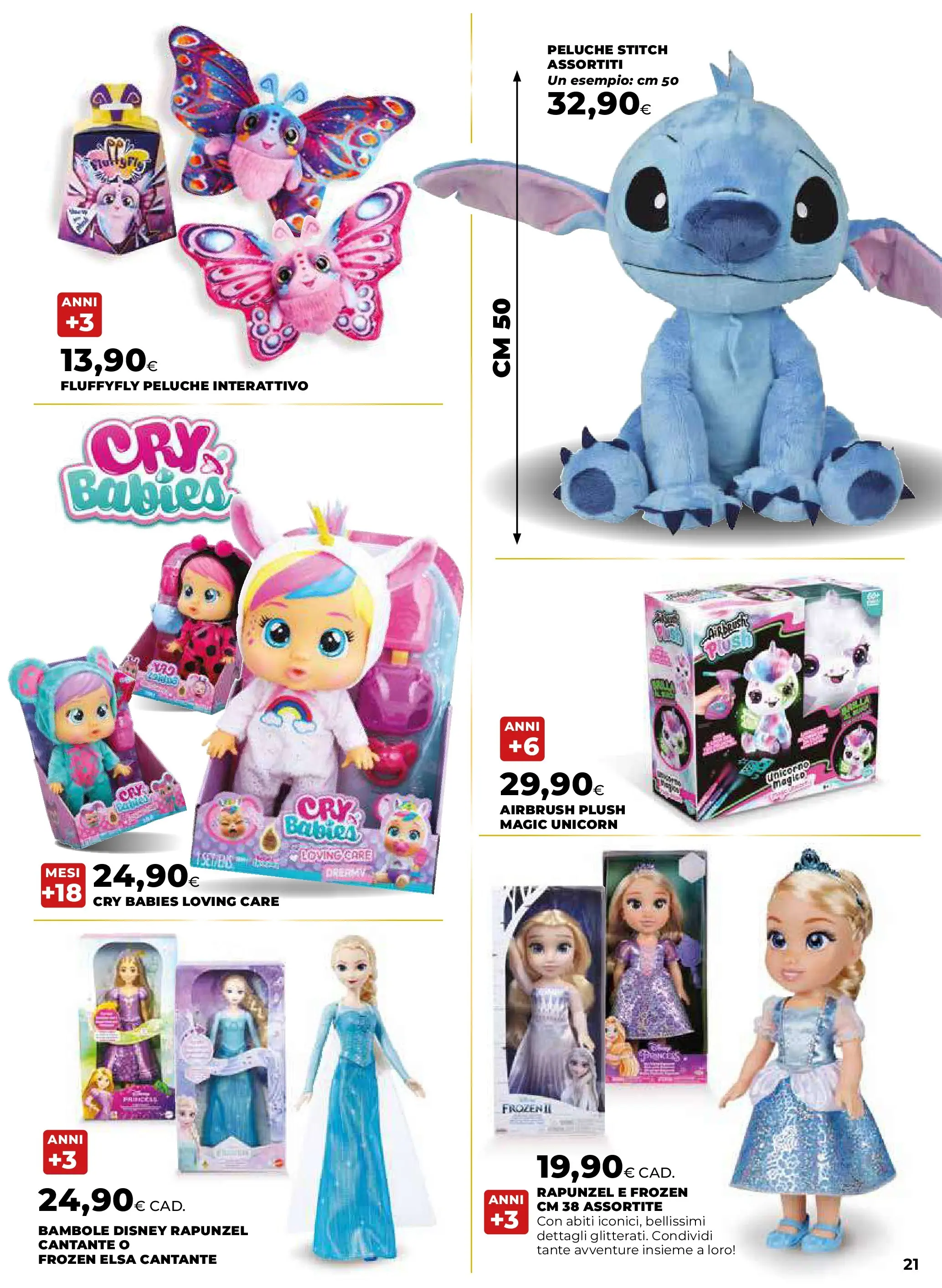 Anteprima volantino Ipercoop dal ﻿20/11/2025﻿ ﻿- nuovo offerte | Pagina: 21 | Prodotti: Peluche, Abiti