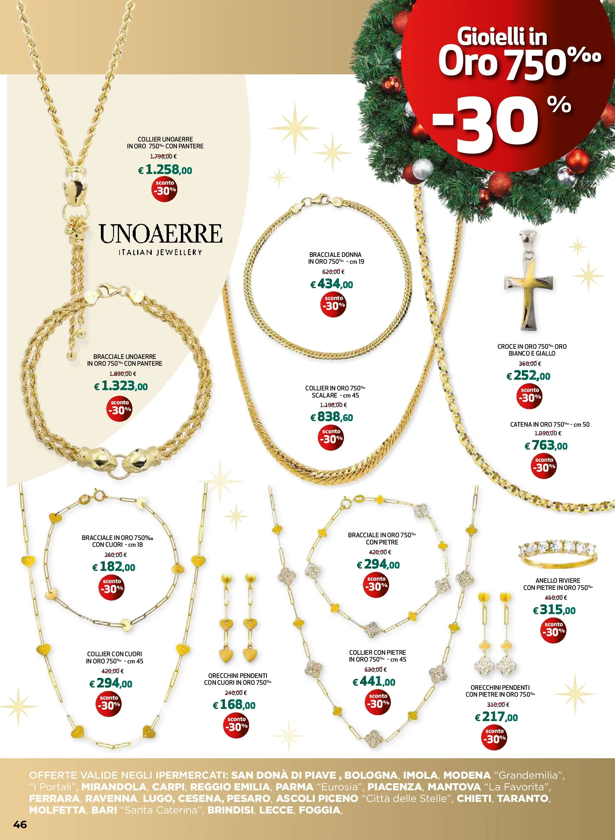 Anteprima volantino Ipercoop dal ﻿20/11/2025﻿ ﻿- nuovo offerte | Pagina: 46 | Prodotti: Bracciale, Anello, Orecchini