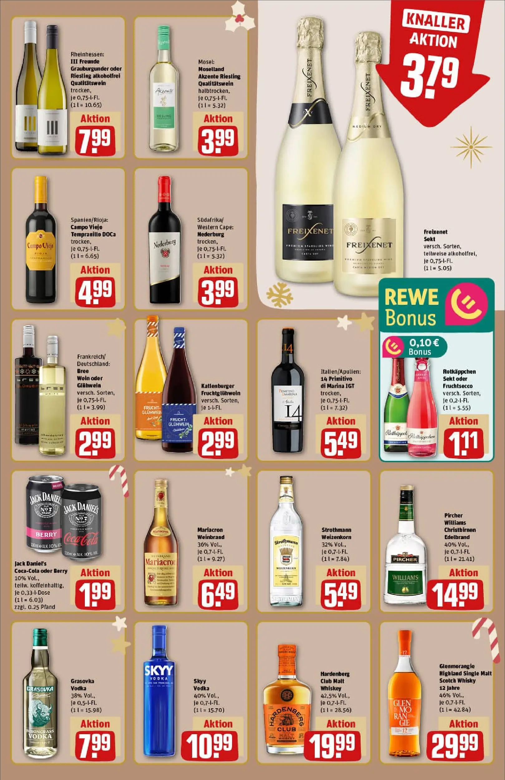 REWE Prospekt ab 23.11.2025 zum Blättern » Angebote | Seite: 17 | Produkte: Rotkappchen sekt, Cola, Sekt, Rotkäppchen