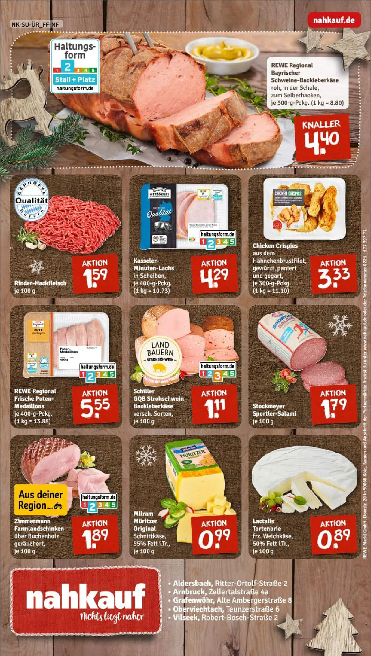 REWE Prospekt ab 23.11.2025 zum Blättern » Angebote | Seite: 8 | Produkte: Pute, Milram, Salami