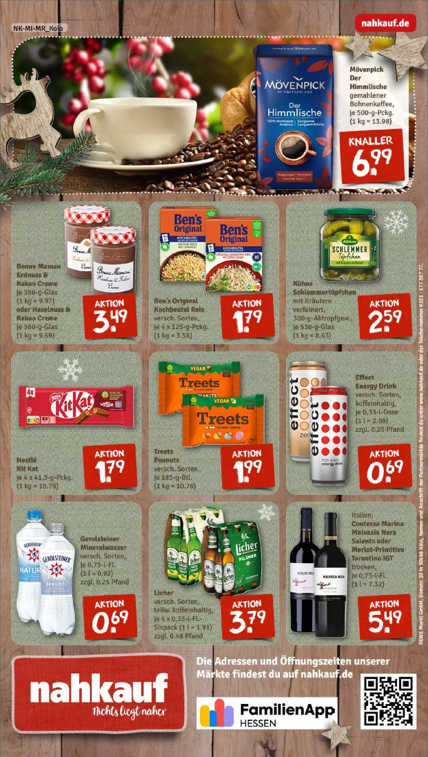 REWE Prospekt ab 23.11.2025 zum Blättern » Angebote | Seite: 8 | Produkte: Creme, Reis, Bonne maman, Gerolsteiner