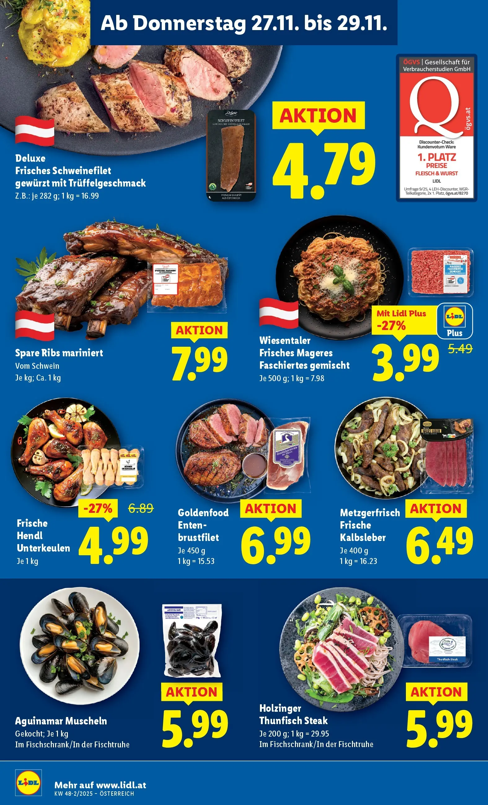 Lidl - Lidl: Flugblatt in deiner Nähe ab 26.11.2025 - Angebote ab donnerstag | Seite: 6 | Produkte: Wurst