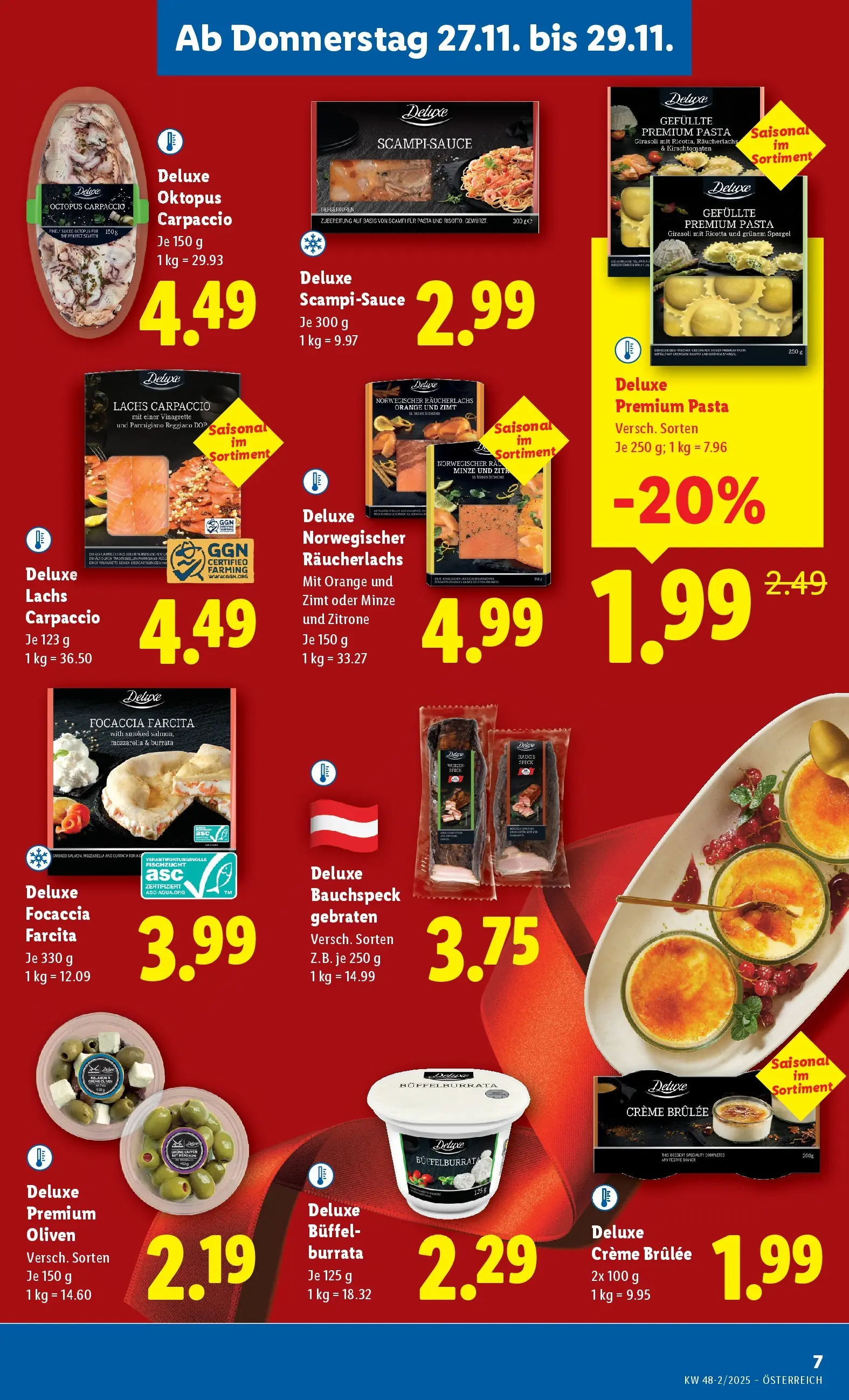 Lidl - Lidl: Flugblatt in deiner Nähe ab 26.11.2025 - Angebote ab donnerstag | Seite: 9 | Produkte: Pasta, Zitrone, Szeder, Creme