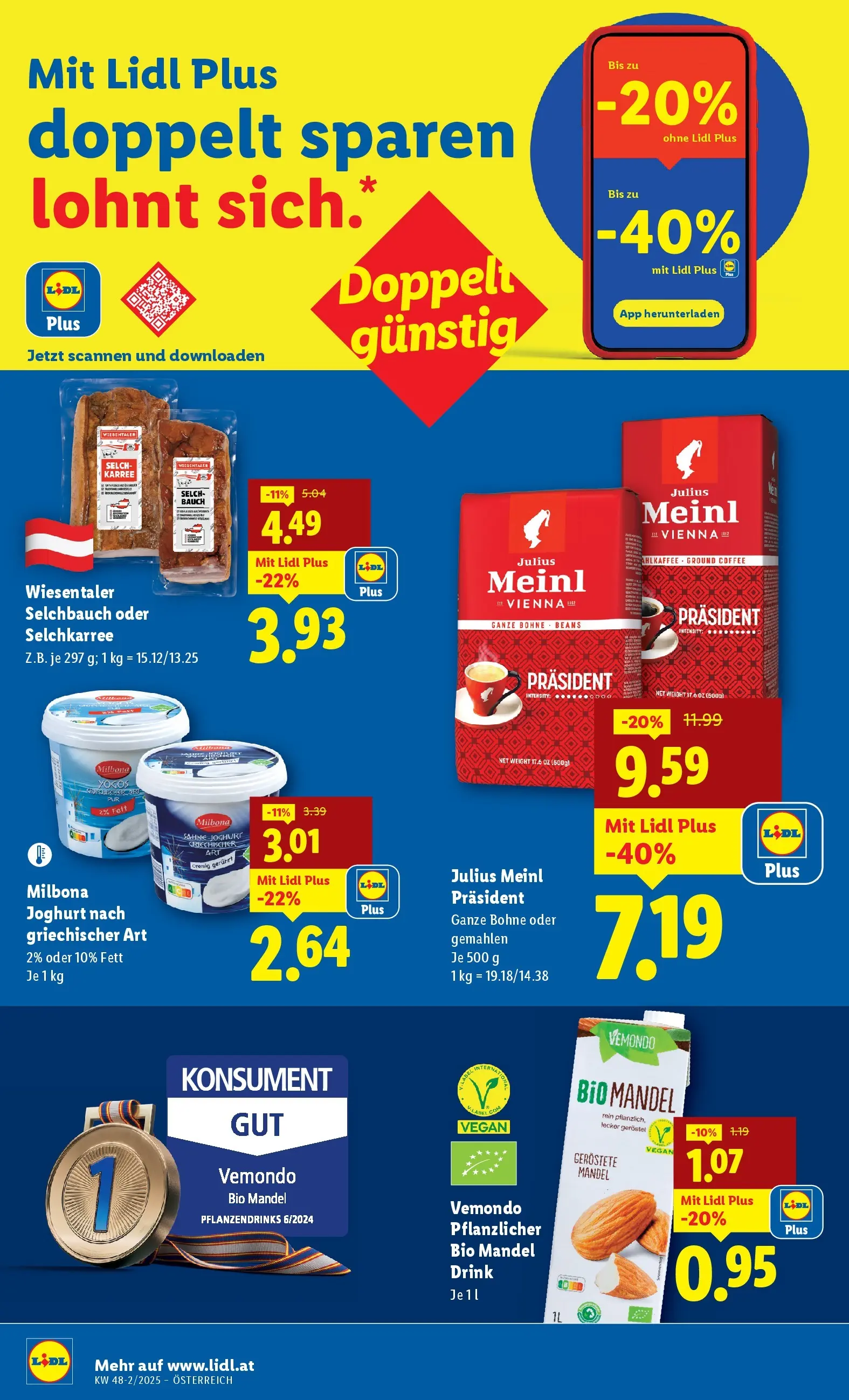 Lidl - Lidl: Flugblatt in deiner Nähe ab 26.11.2025 - Angebote ab donnerstag | Seite: 12 | Produkte: Joghurt