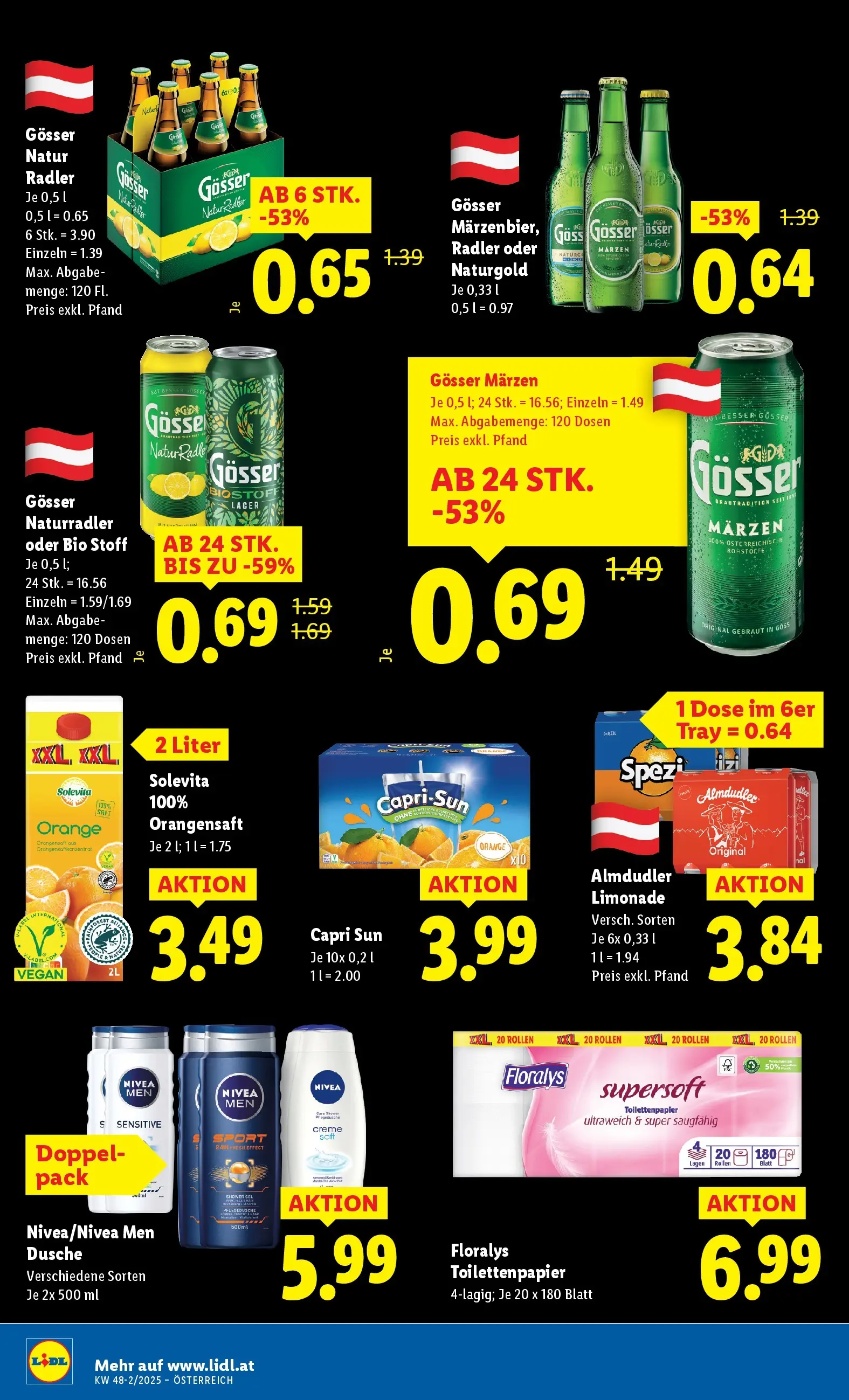 Lidl - Lidl: Flugblatt in deiner Nähe ab 26.11.2025 - Angebote ab donnerstag | Seite: 16 | Produkte: Dusche, Creme