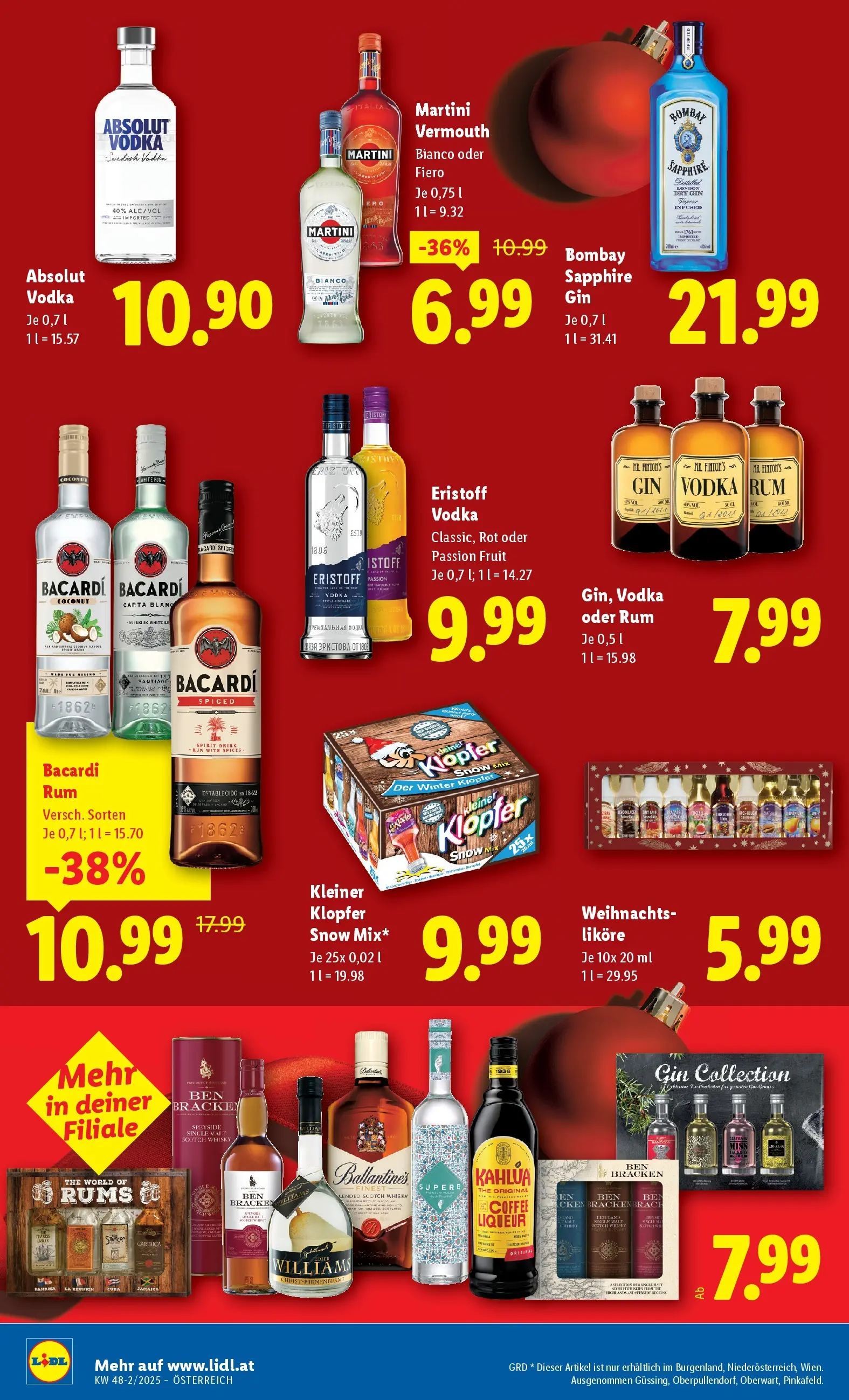 Lidl - Lidl: Flugblatt in deiner Nähe ab 26.11.2025 - Angebote ab donnerstag | Seite: 18 | Produkte: Gin