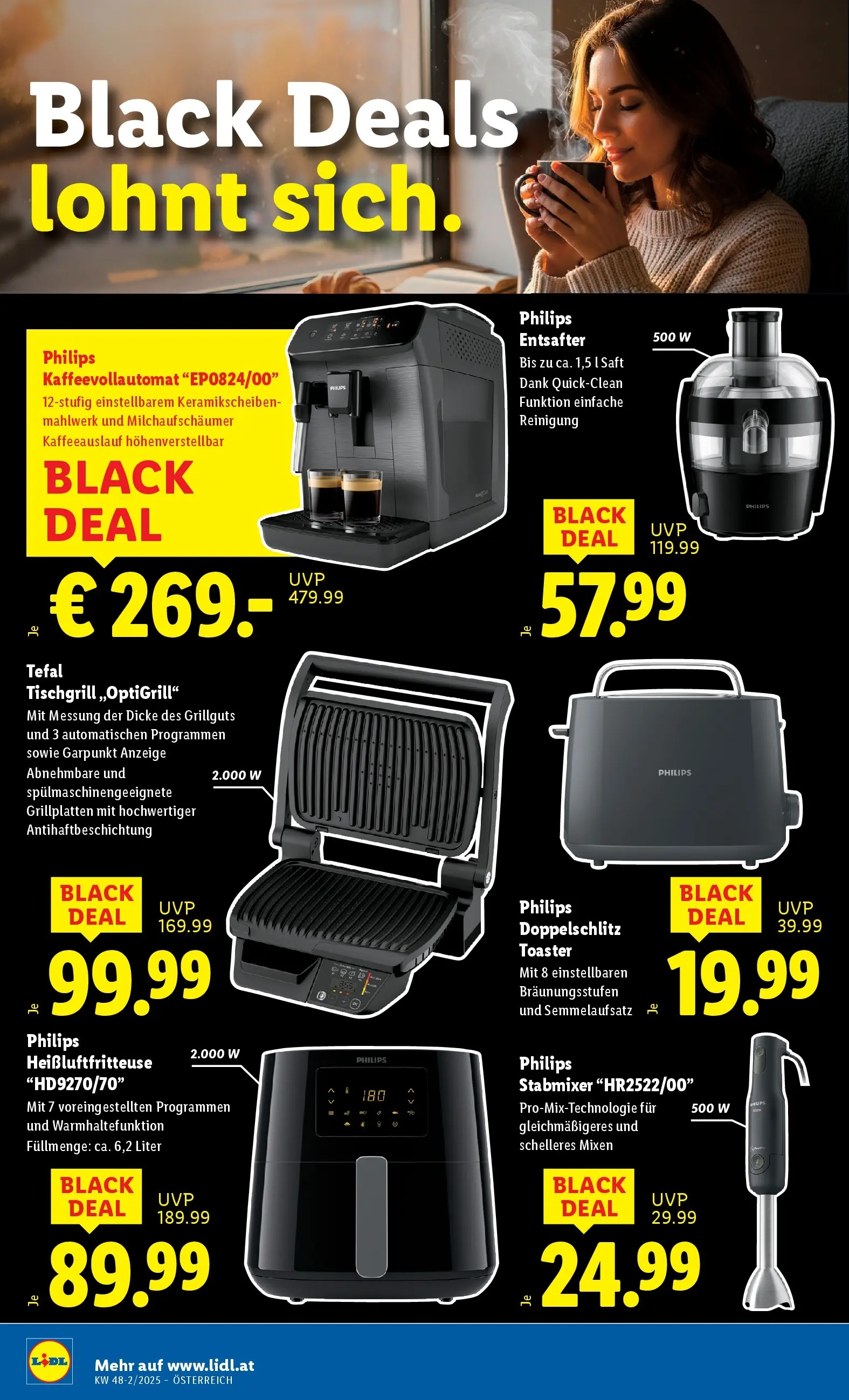 Lidl - Lidl: Flugblatt in deiner Nähe ab 26.11.2025 - Angebote ab donnerstag | Seite: 24 | Produkte: Entsafter, Toaster, Saft